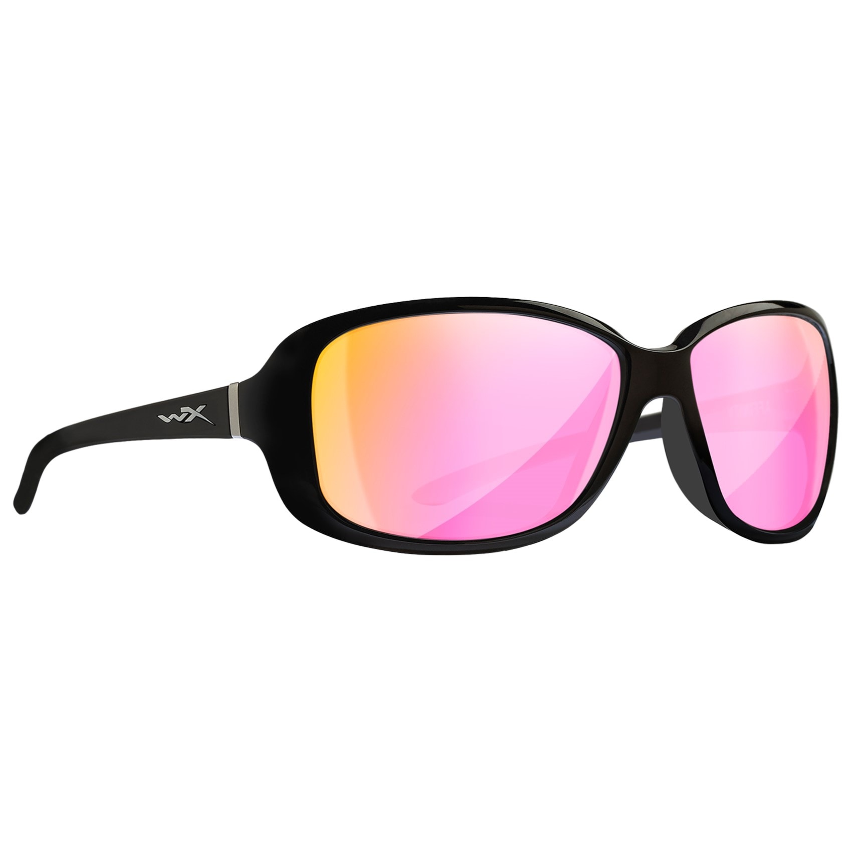 Ochelari de damă Wiley X Affinity - Captivate Polarized Rose Gold Mirror/Gloss Black