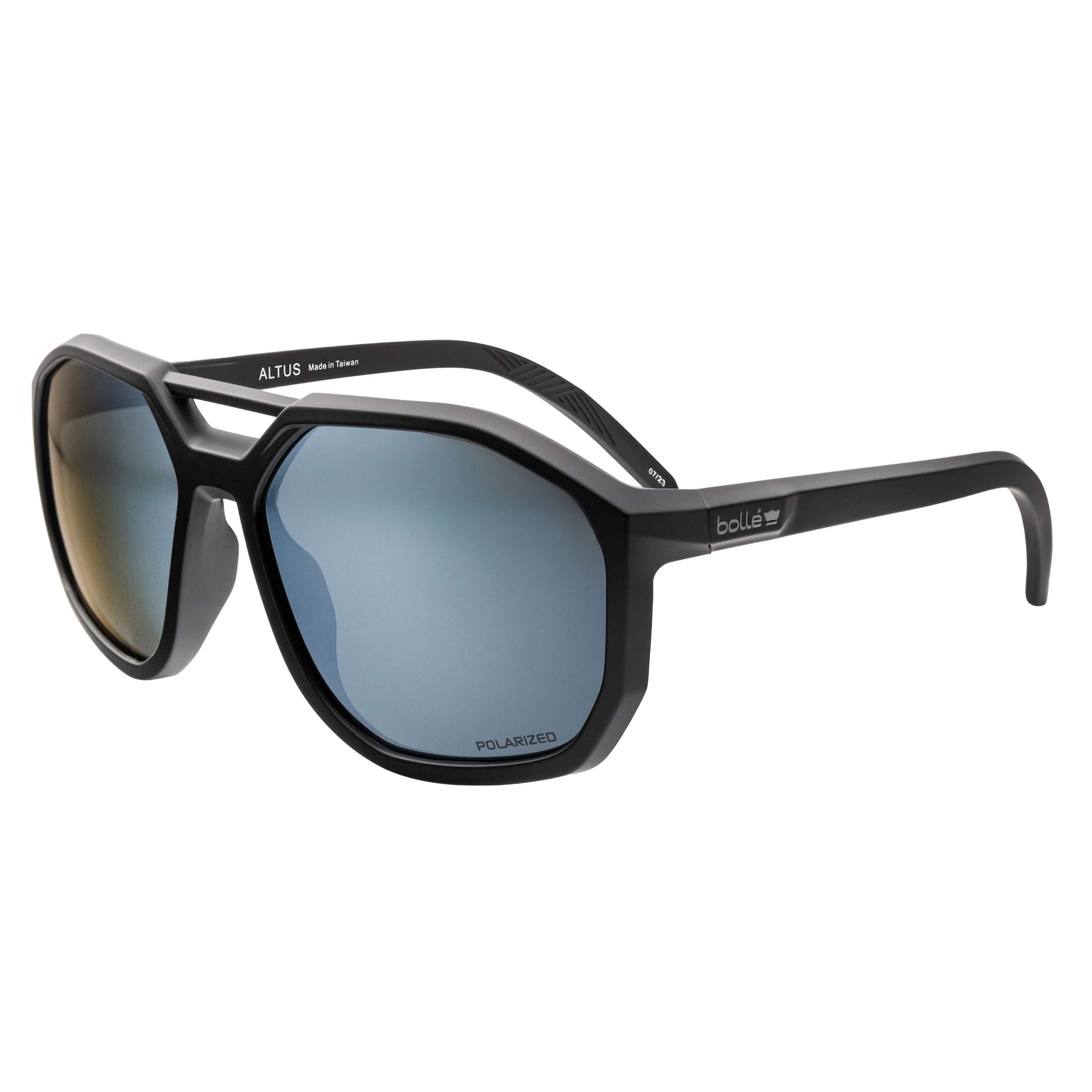 Ochelari tactici Bolle Altus - Silver Flash Polarized - Black Matt