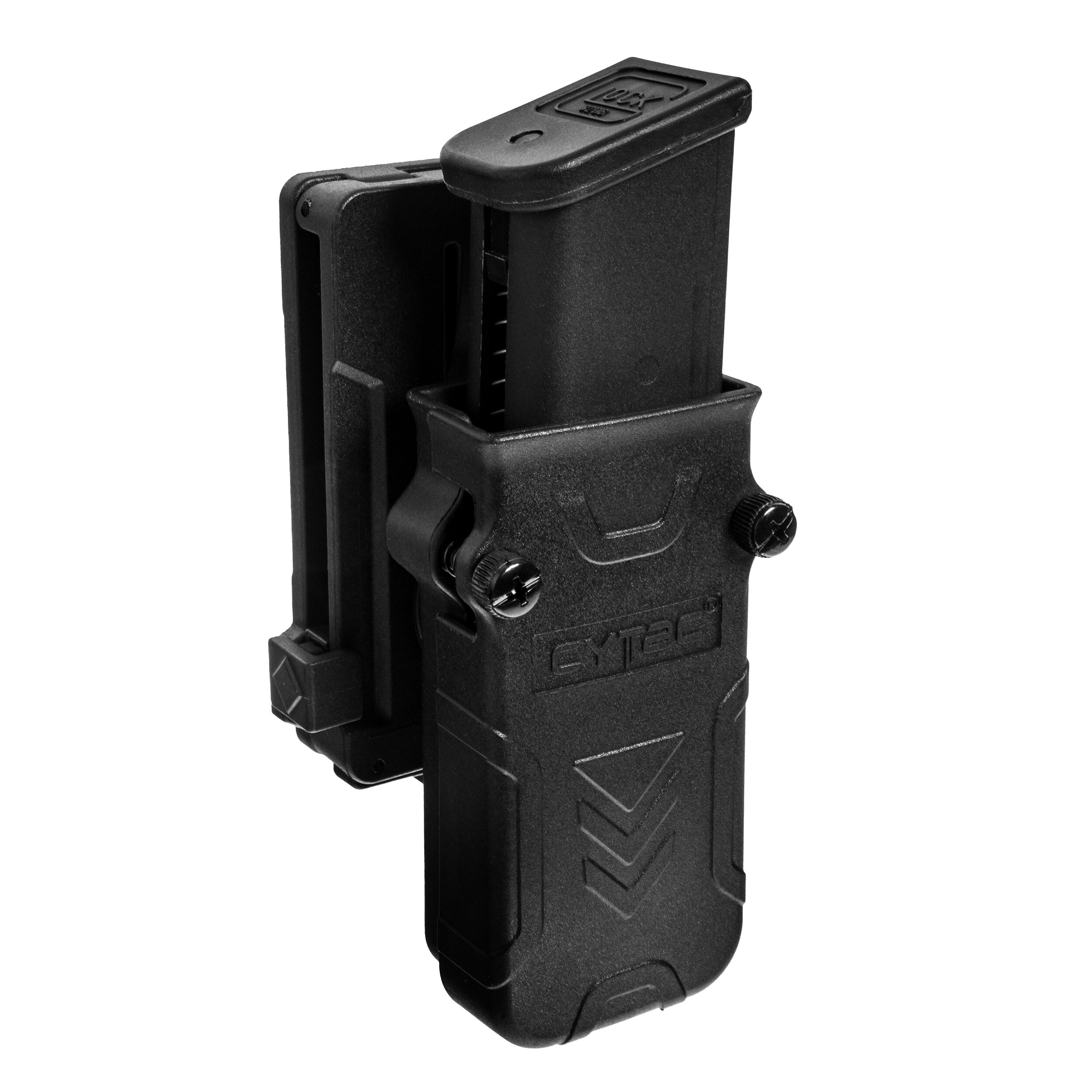 Husă Cytac Universal Single 360 pentru încărcător mic - Black