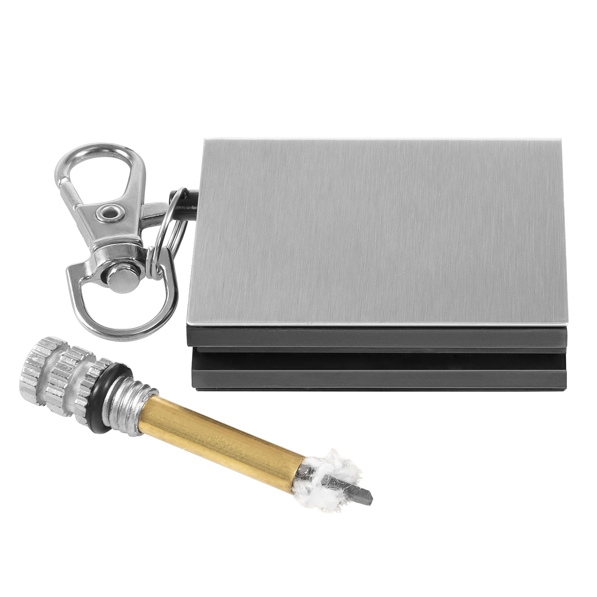 Brichetă metalică tip breloc Badger Outdoor