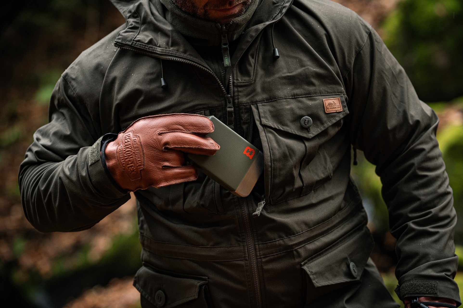 Geacă Helikon-Tex SAS Smock Duracanvas - Taiga Green