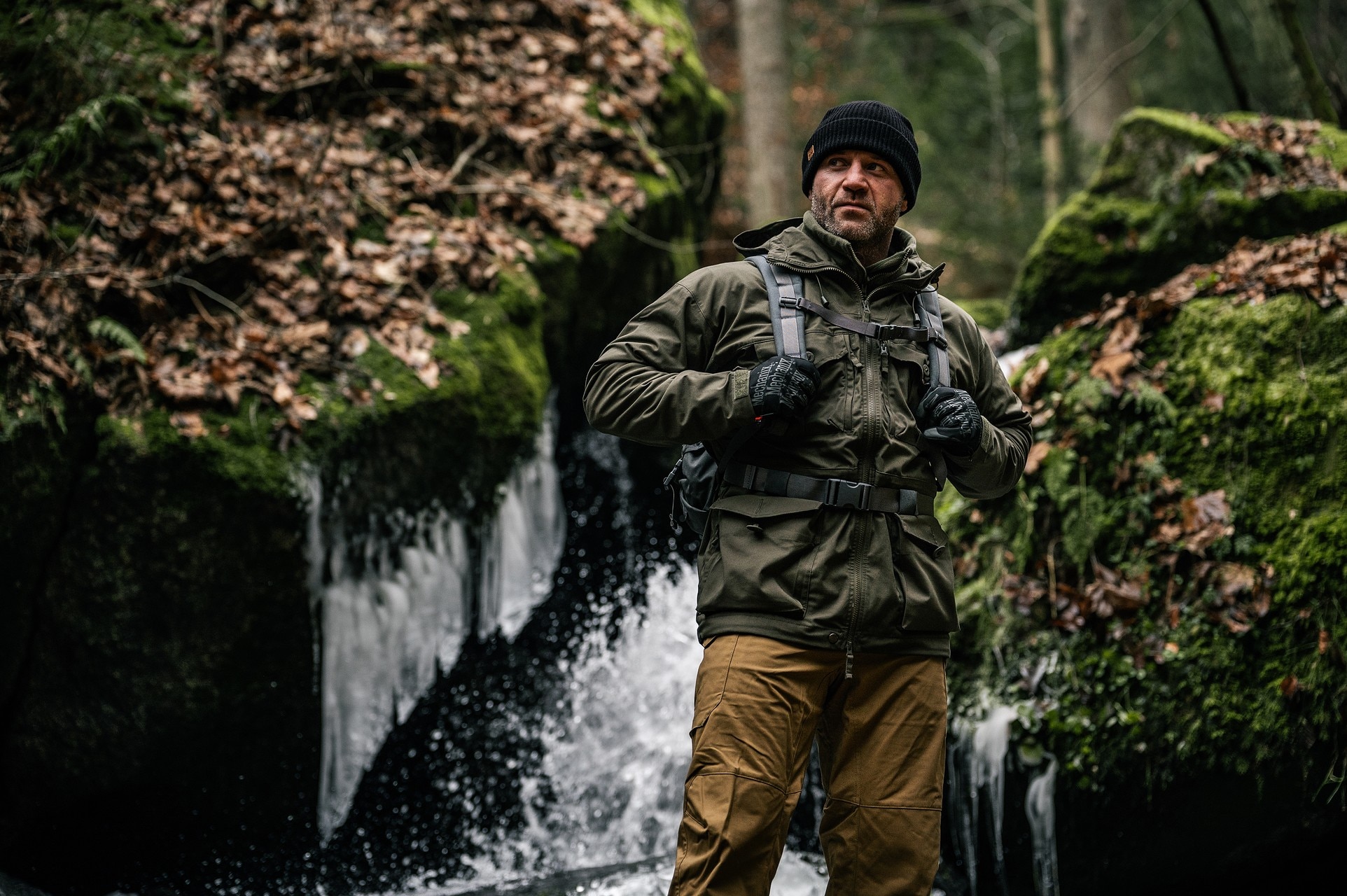 Geacă Helikon SAS Smock Duracanvas - Taiga Green