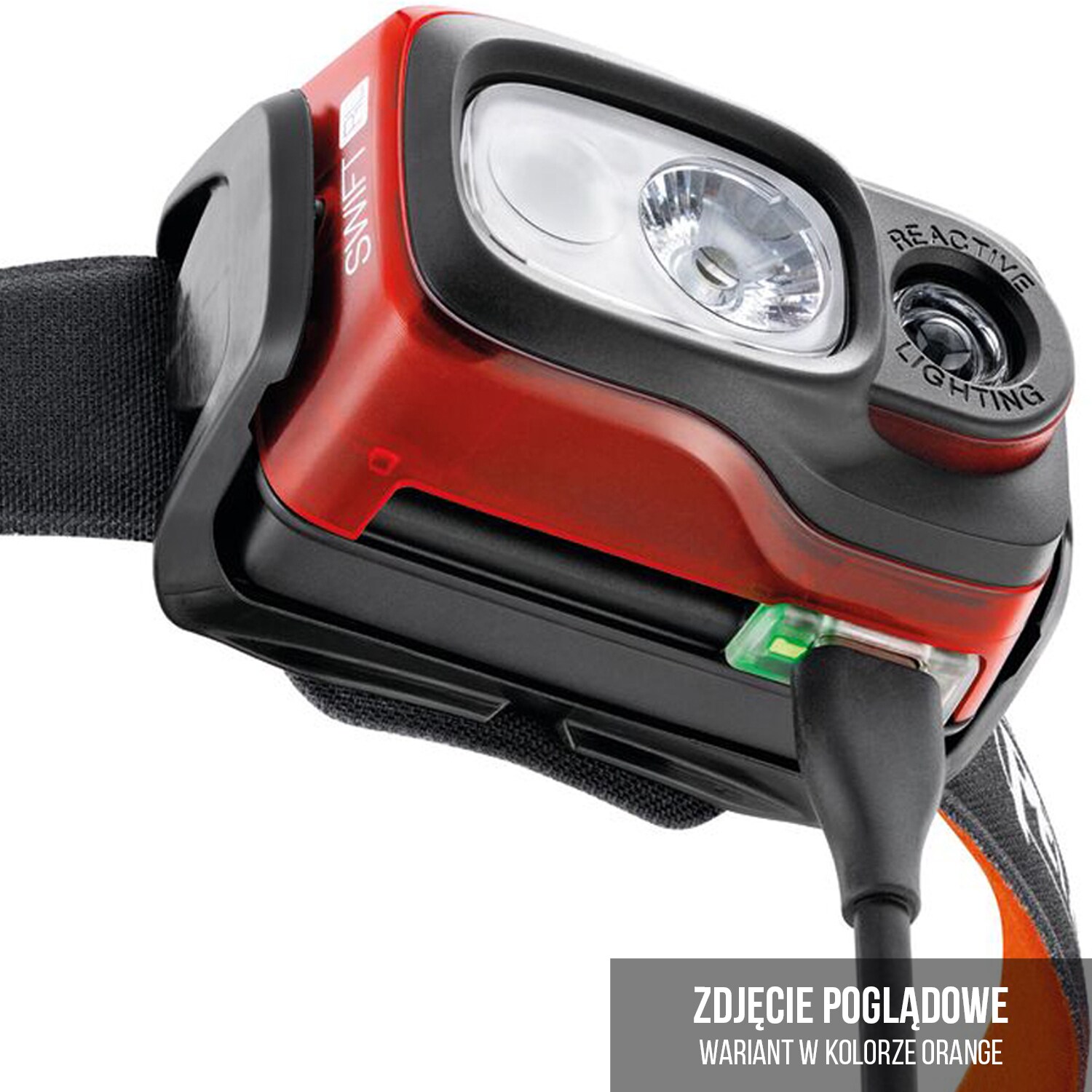 Lanternă frontală Petzl Swift RL Black - 1100 lumeni