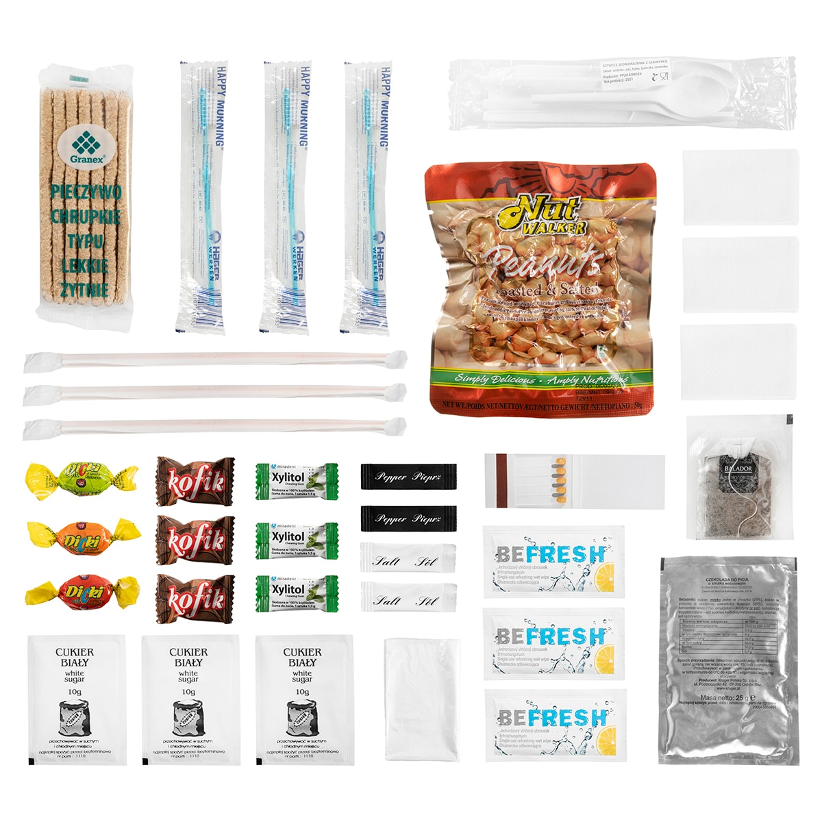 Rație alimentară individuală Arpol - mâncare de fasole, spaghete