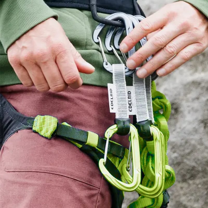 Set de 6 bucle echipate Edelrid Pure Wire 10 cm - Slate/Oasis