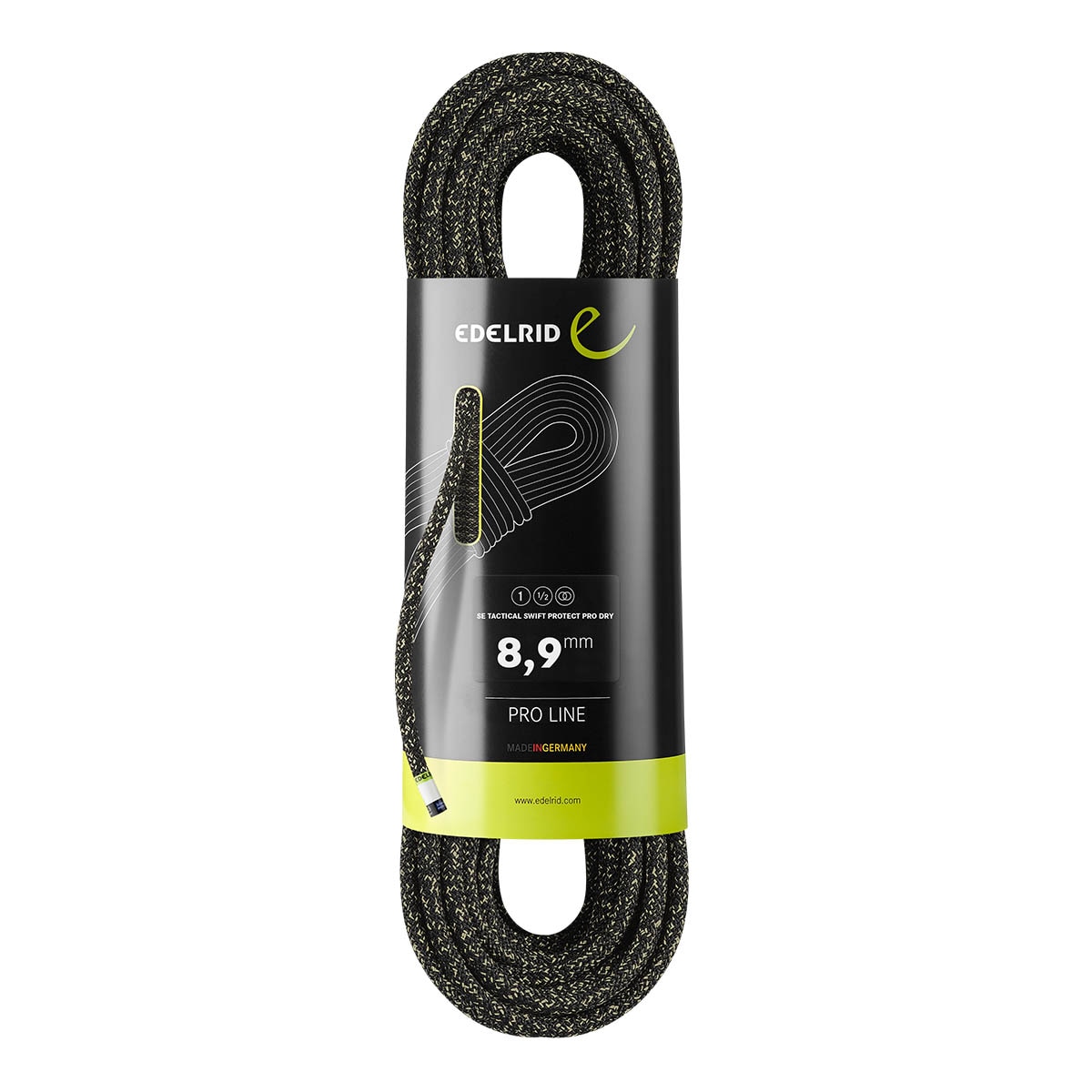 Frânghie Edelrid Tactical Swift Protect Pro Dry 8,9 mm 60 m - Grey