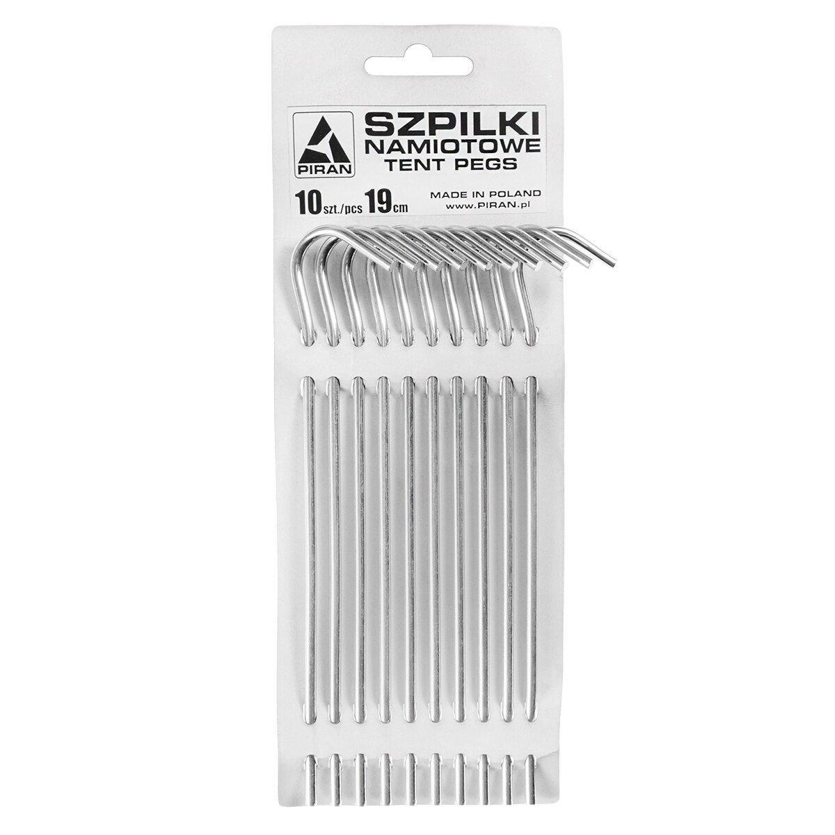 Cuie pentru cort Piran 19 cm - 10 buc.