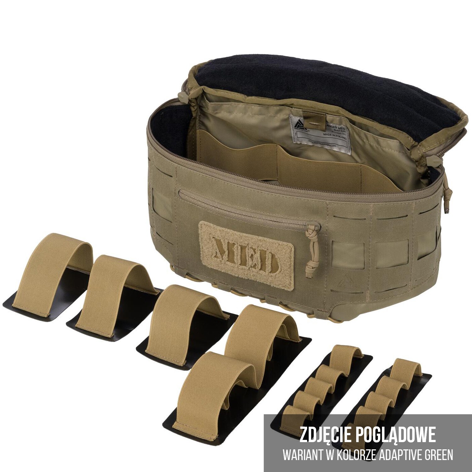 Borsetă de șold medicală Direct Action Lysander Med - Shadow Green