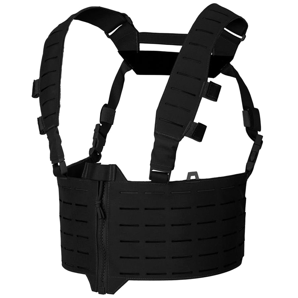Vestă tactică tip Chest Rig Direct Action Warwick Zip Front - Black
