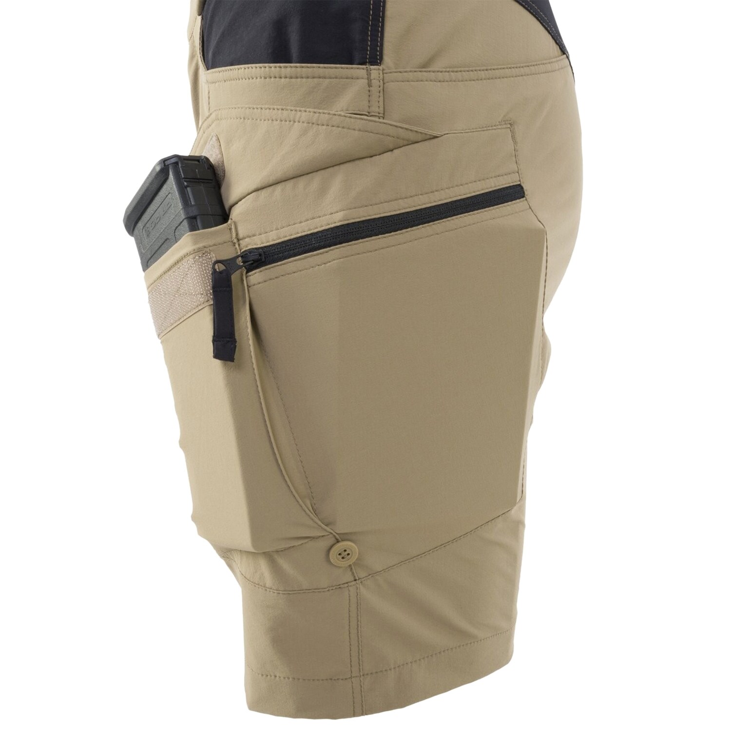 Pantaloni scurți de damă Helikon OTP Nylon 8.5” - Khaki/Black