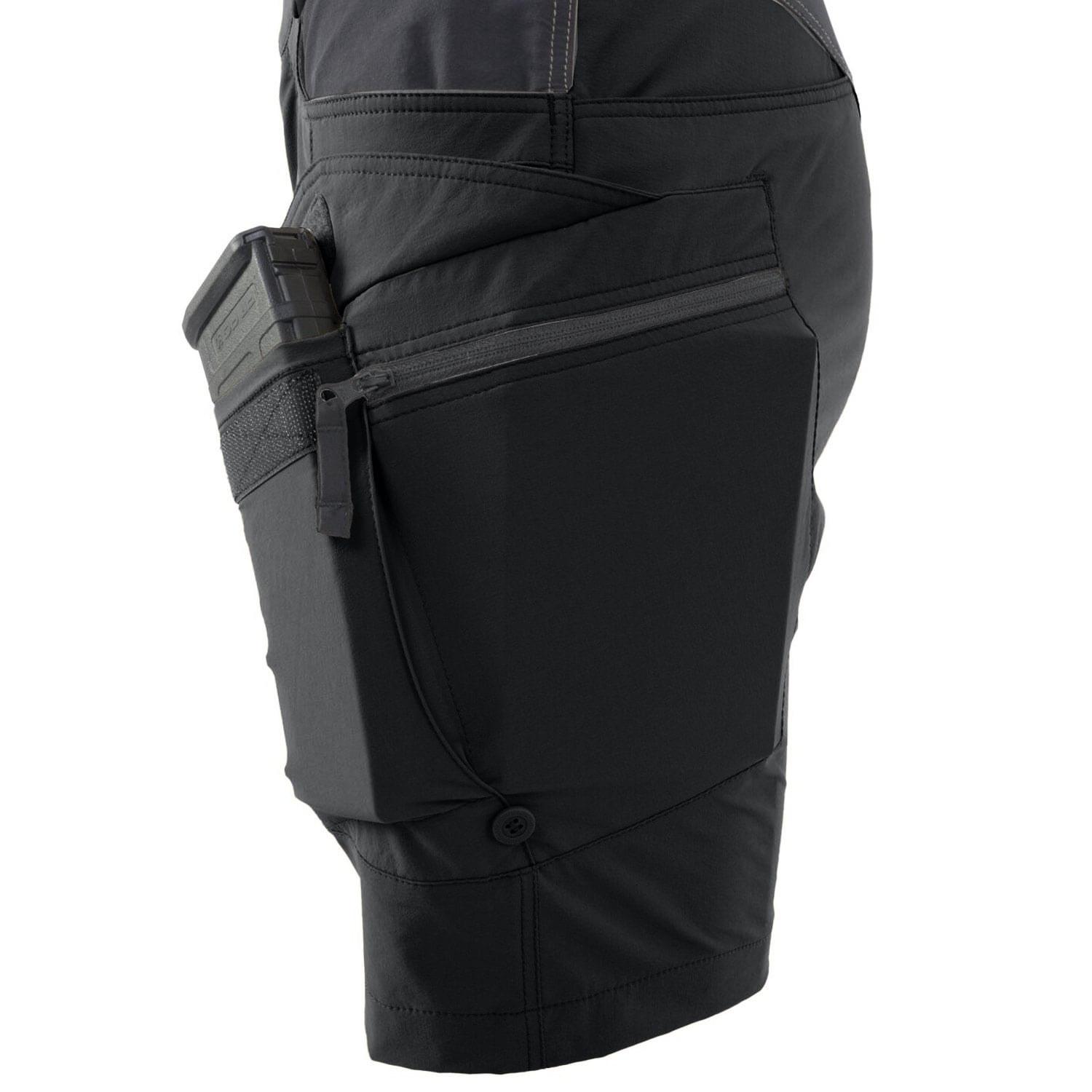 Pantaloni scurți de damă Helikon OTP Nylon 8.5” - Black/Shadow Grey