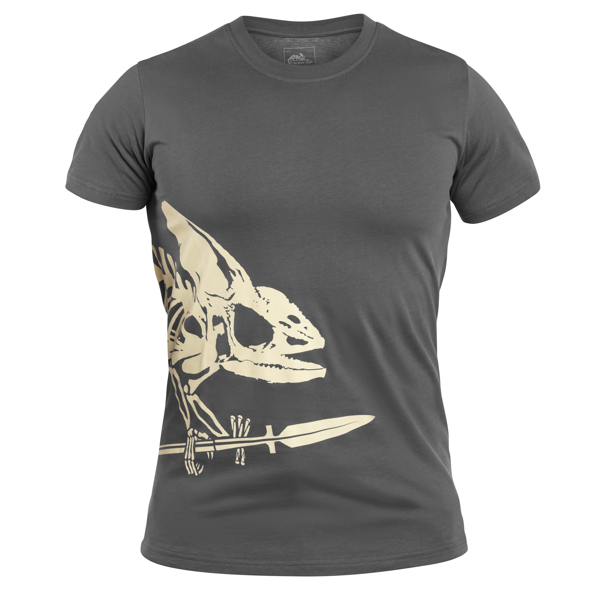 Tricou Helikon Full Body Skeleton - Shadow Grey
