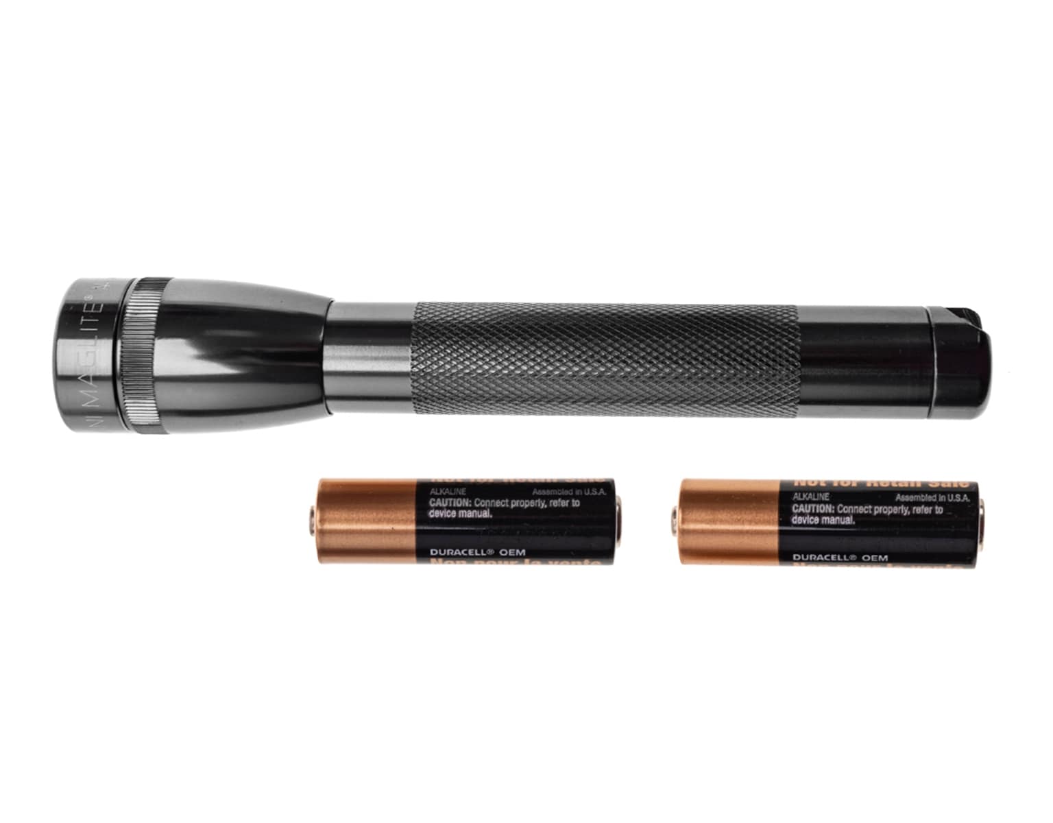 Lanternă Maglite Mini 2xAA Gri - 12 lumeni