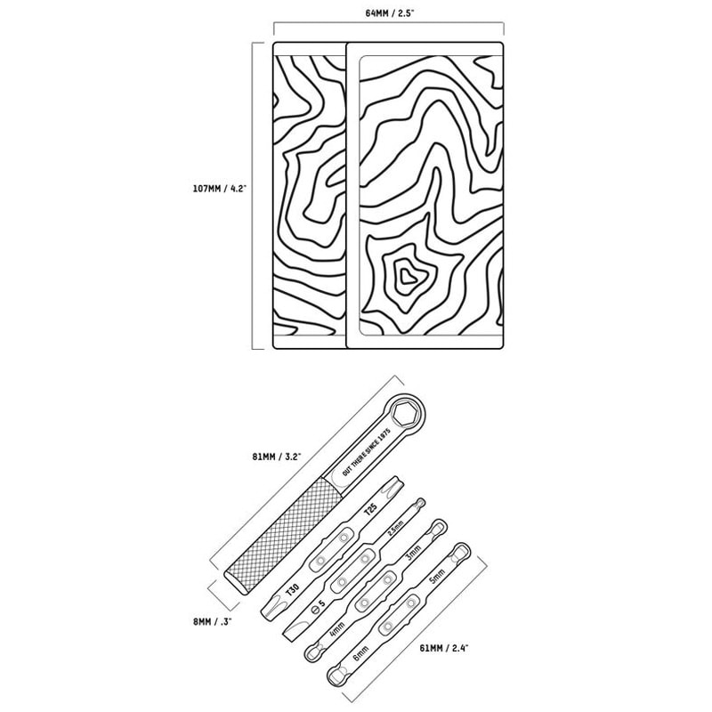 Cheie pentru bicicletă Blackburn Big Switch Multi-Tool - Silver