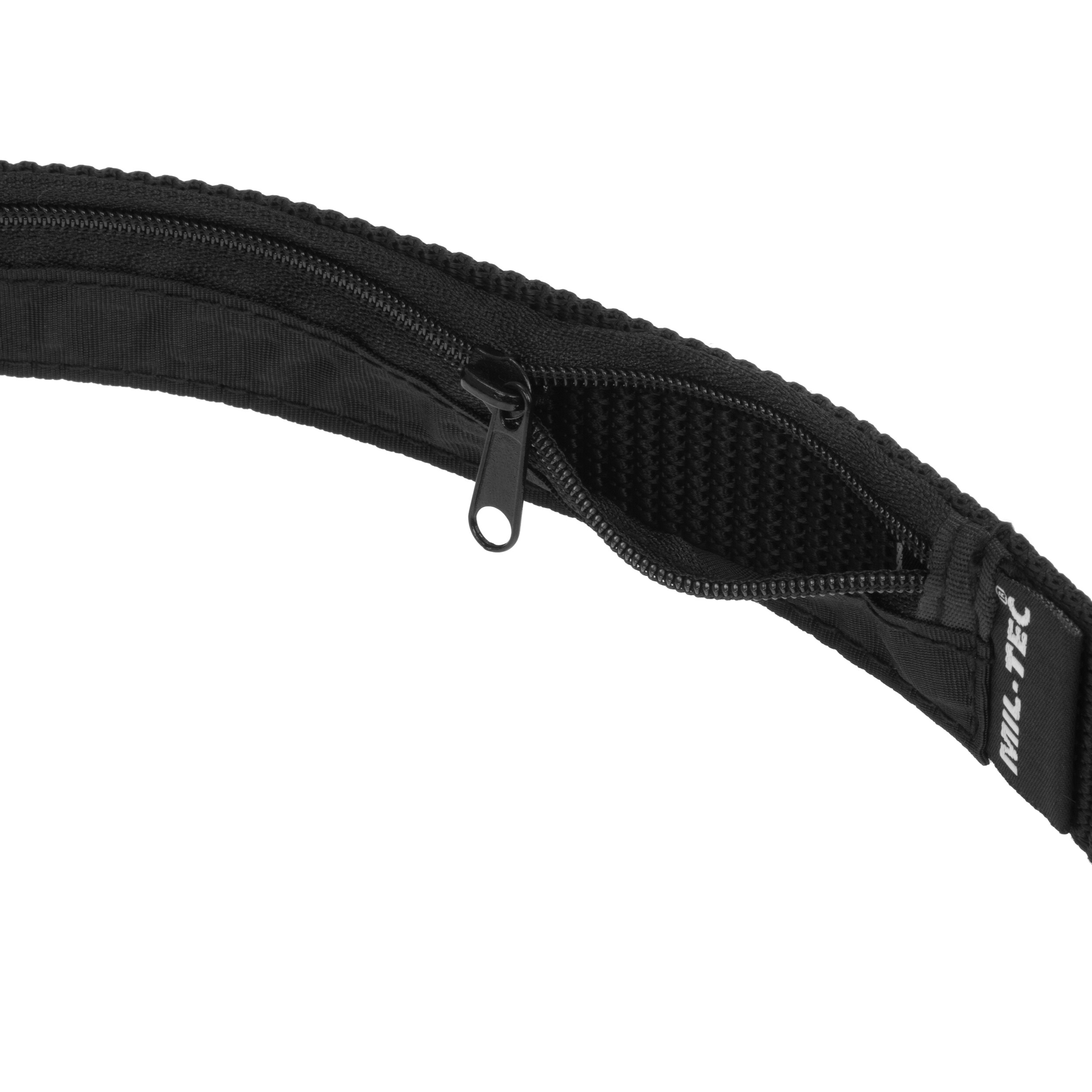 Curea cu compartiment de depozitare Mil-Tec Money Belt - Black