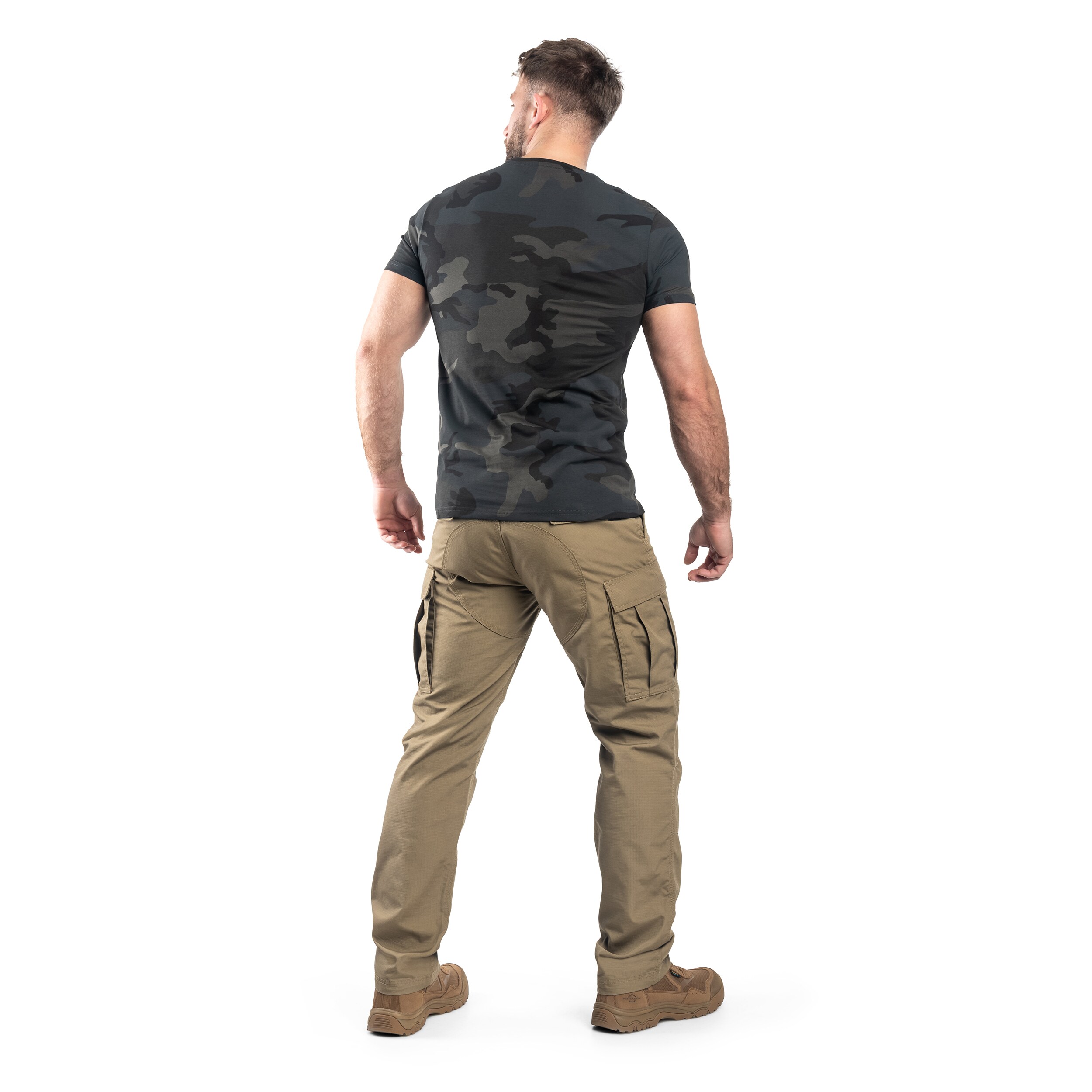 Tricou Alpha Industries Basic - Black Camo
