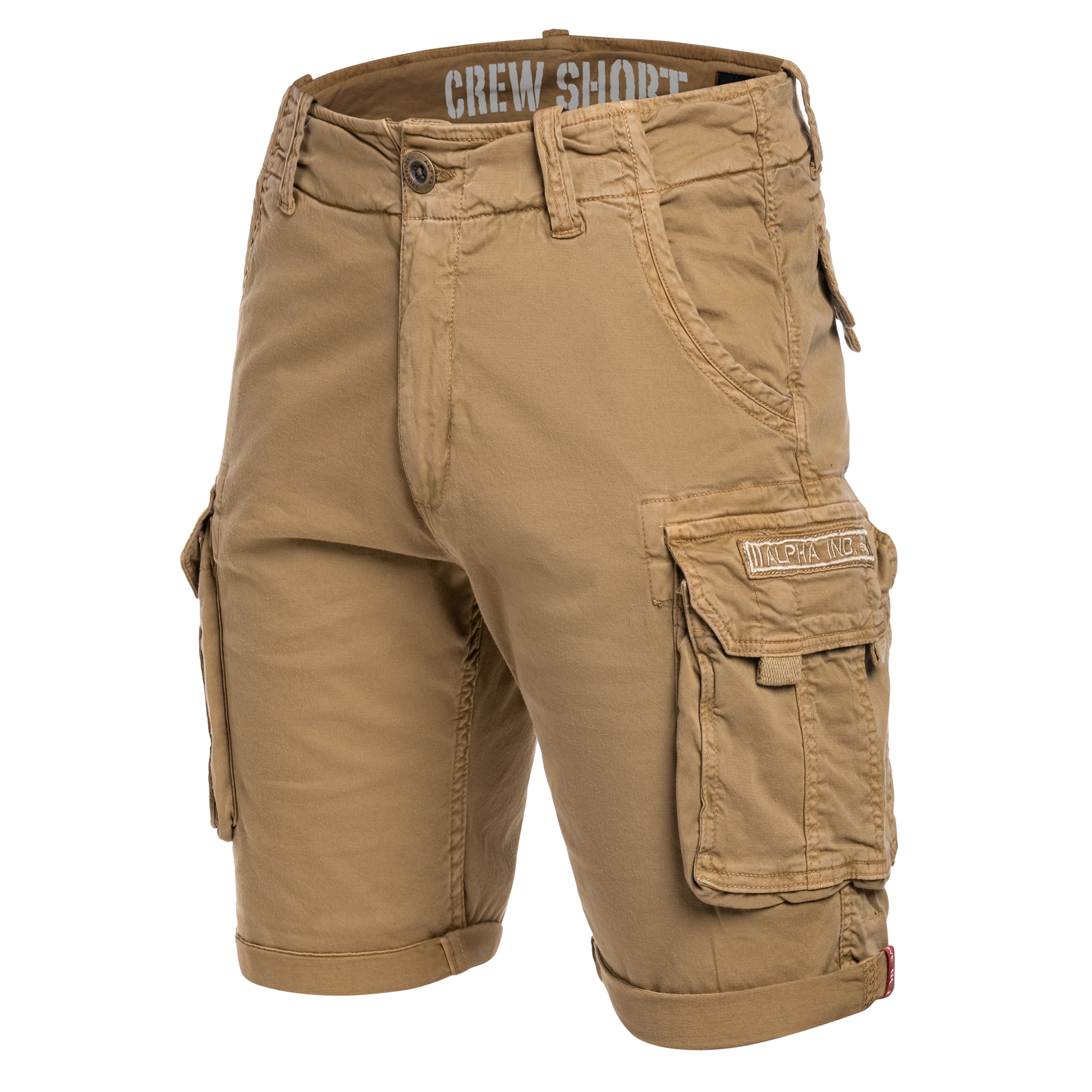 Pantaloni scurți Alpha Industries Crew Short - Khaki