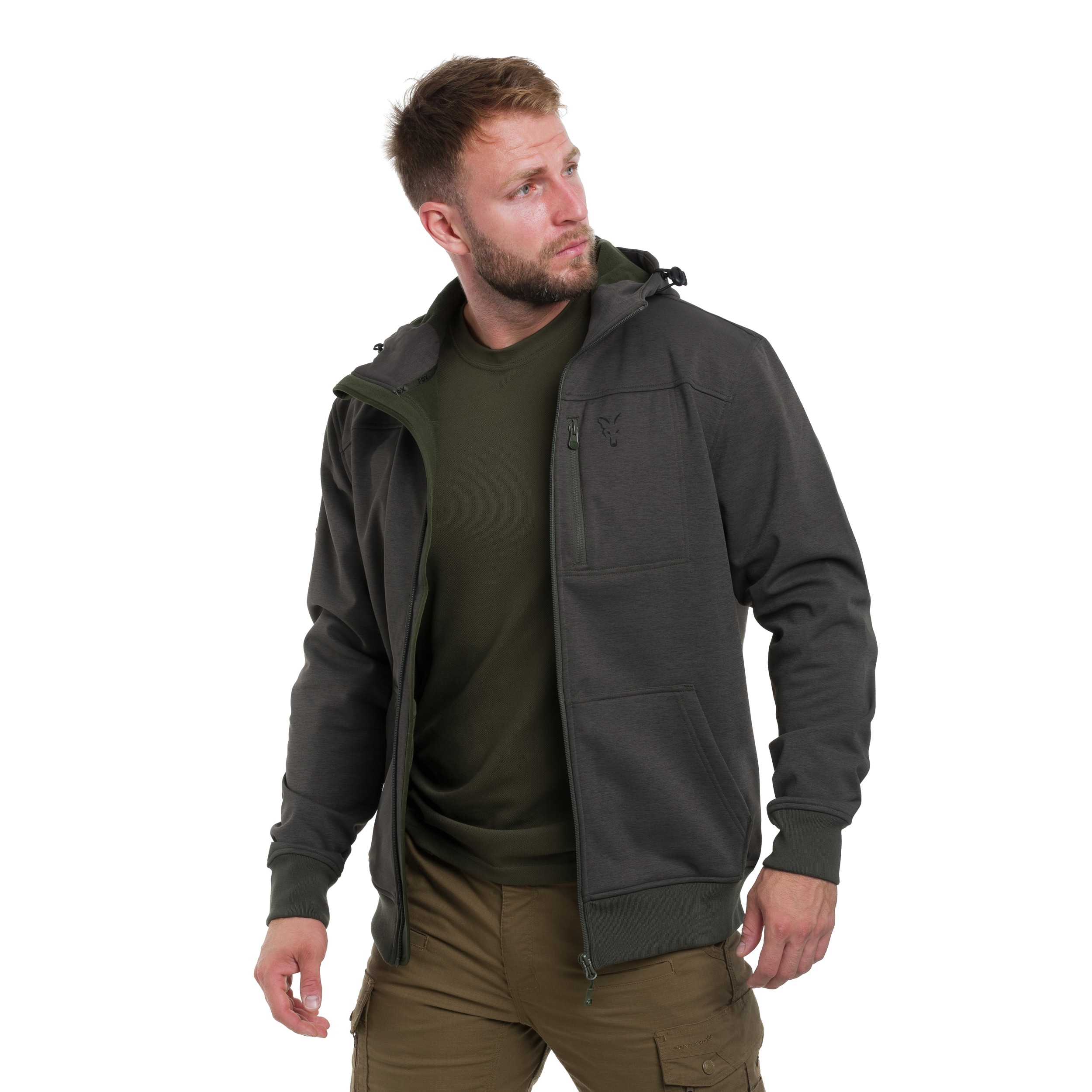 Geacă FOX Softshell - Green/Black