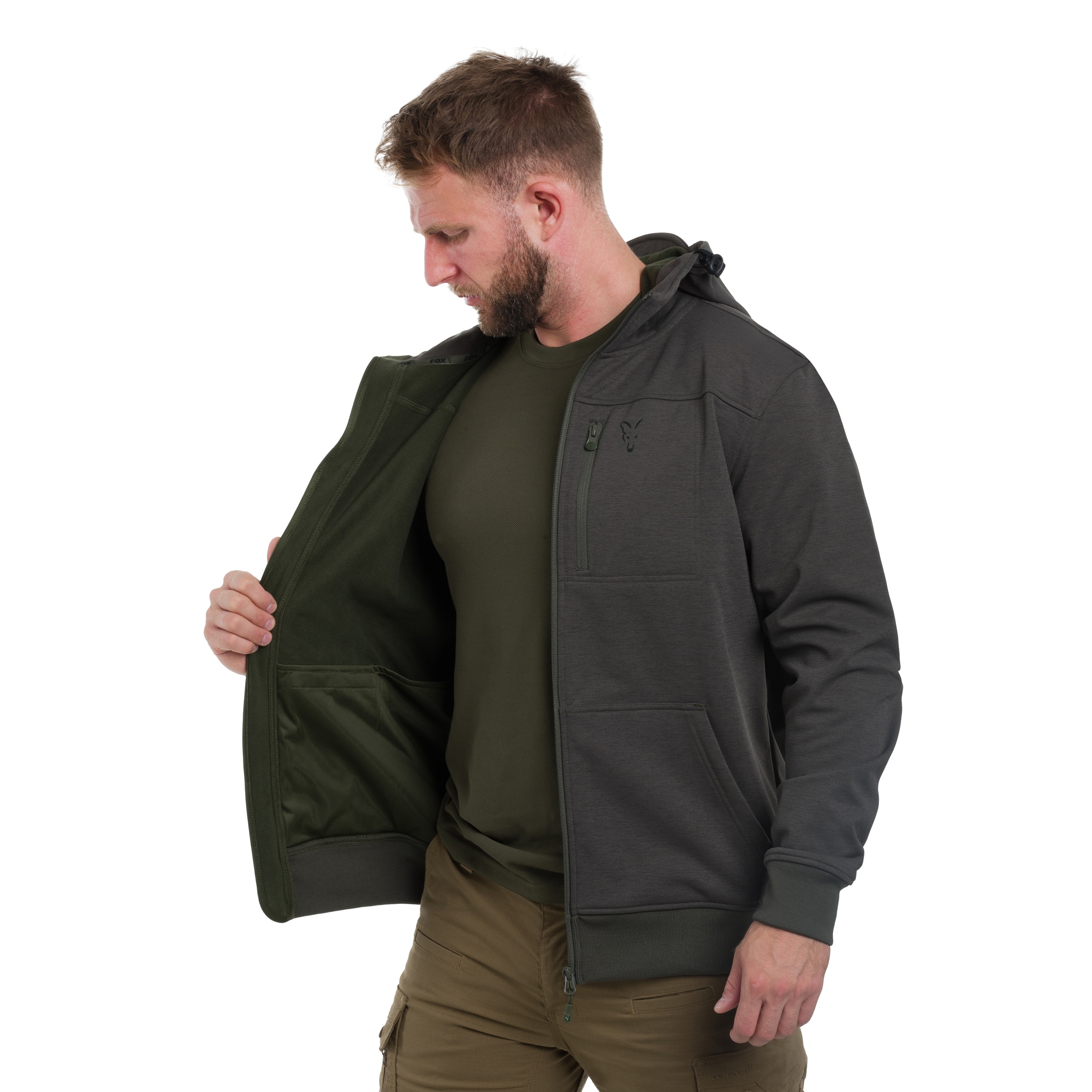 Geacă FOX Softshell - Green/Black
