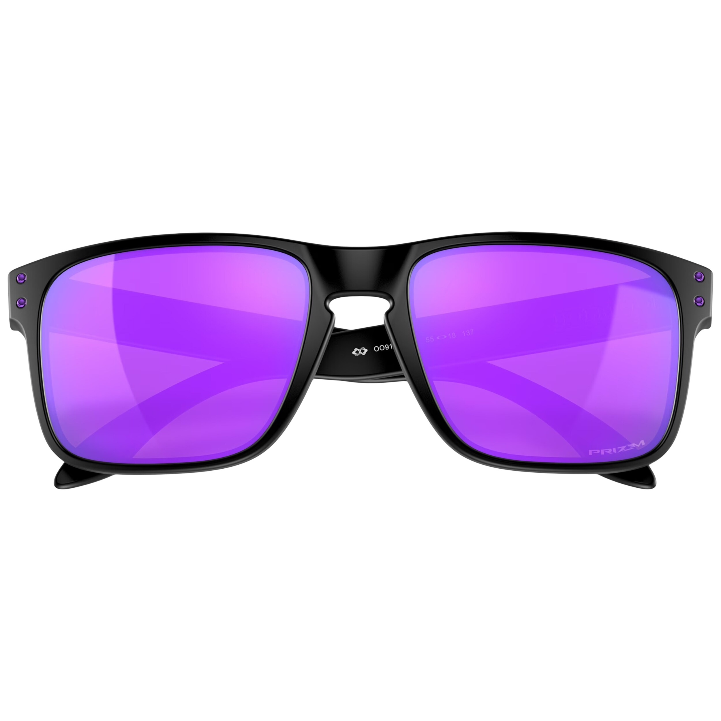 Ochelari de soare Oakley Holbrook - Matte Black Frame/Prizm Violet Lenses