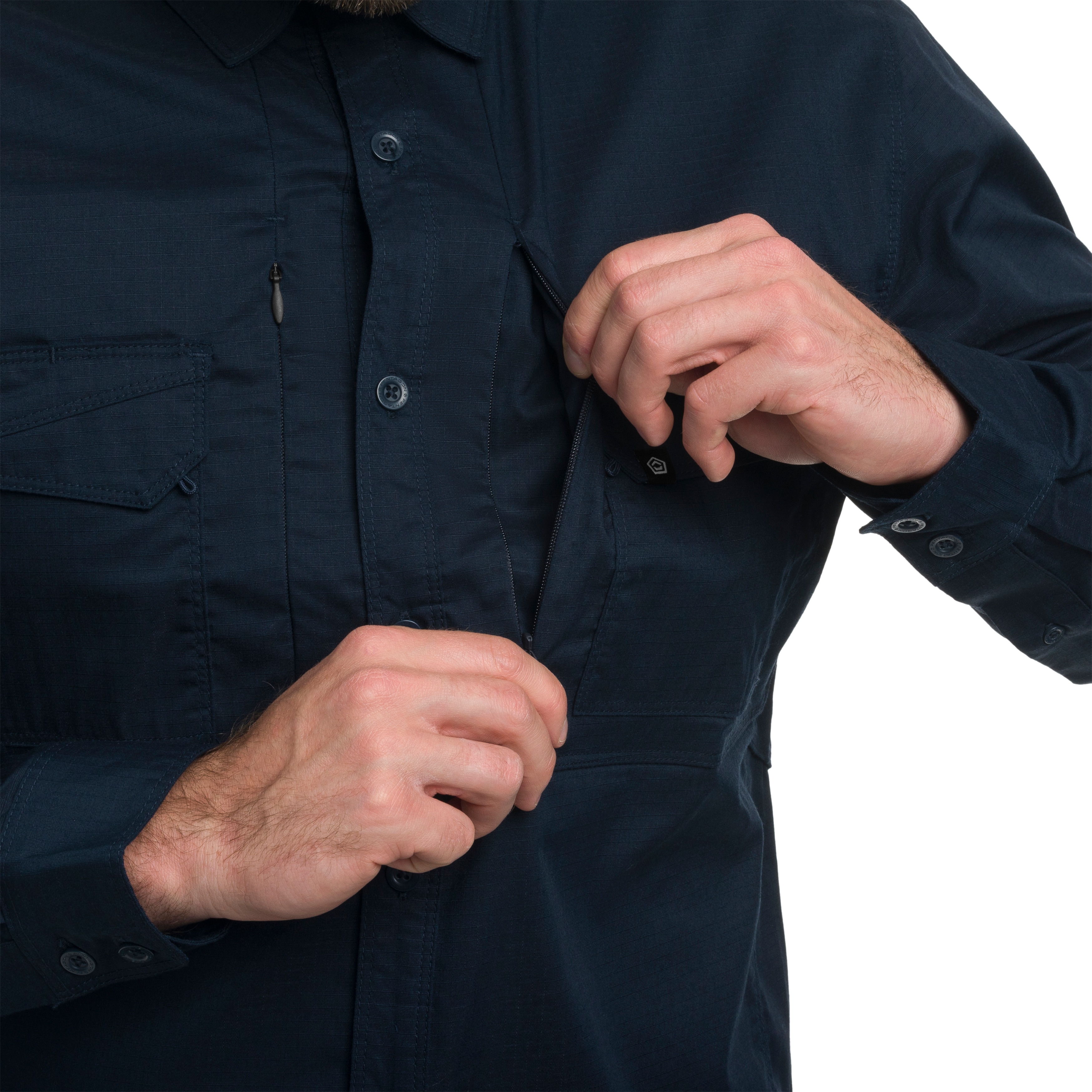 Cămașă tactică Pentagon Plato Long Sleeve - Midnight Blue