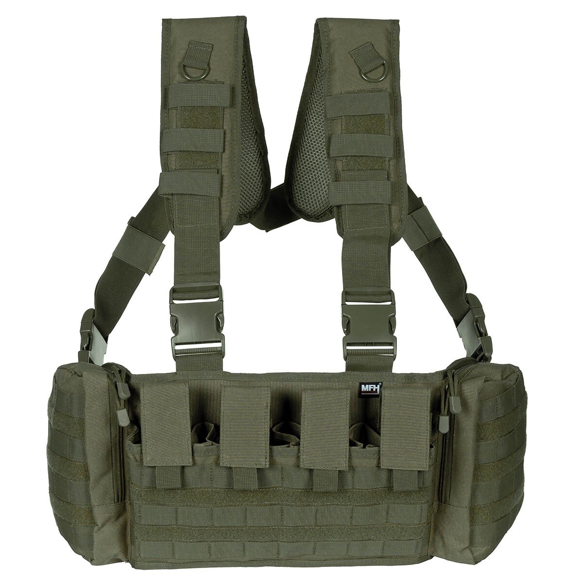 Vestă tactică MFH Chest Rig Mission - Olive