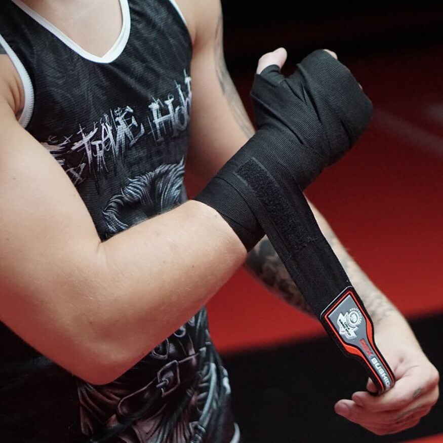 Bandaje de box DBX Bushido elastice 4 m - Black