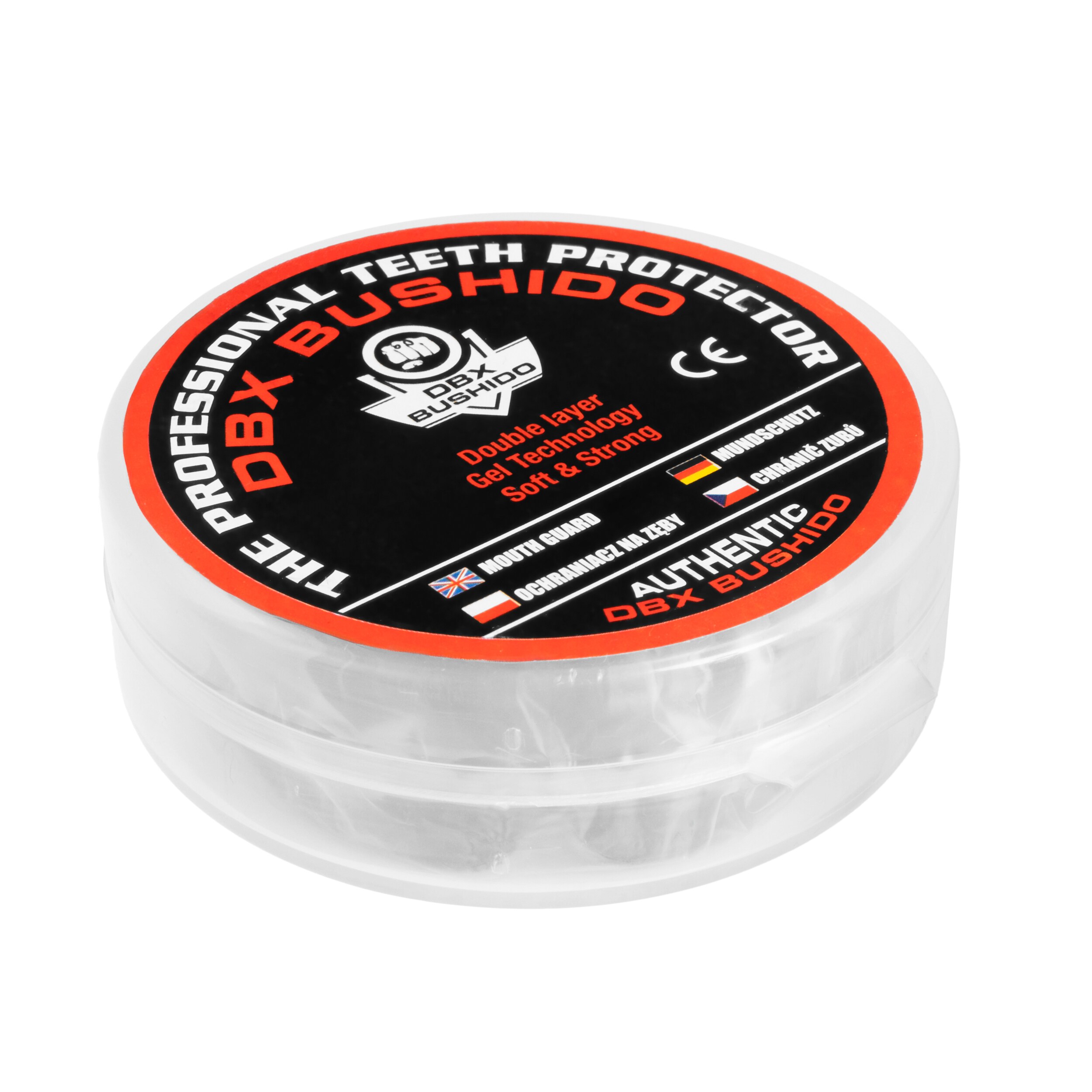Protecție dentară DBX Bushido GelTech din gel MG-2 - Neagră