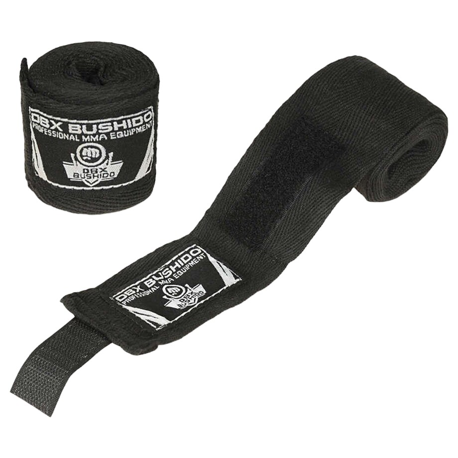 Bandaje de box DBX Bushido pentru mâini și încheieturi 2 x 2 m - Black