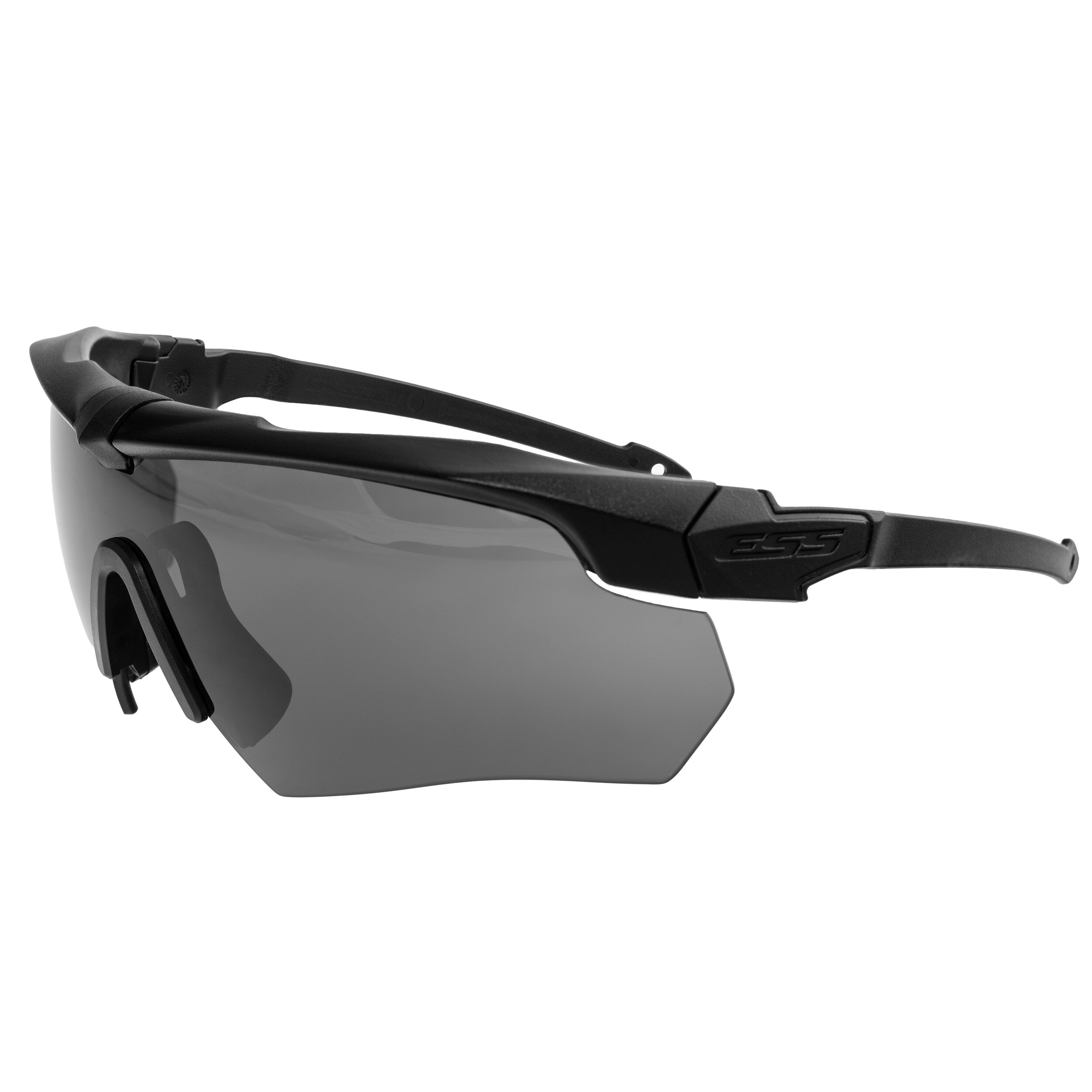 Ochelari tactici ESS Crossbow Suppressor 2X+ Black Frame Clear/Smoke Grey/Laser LPL-B - Set