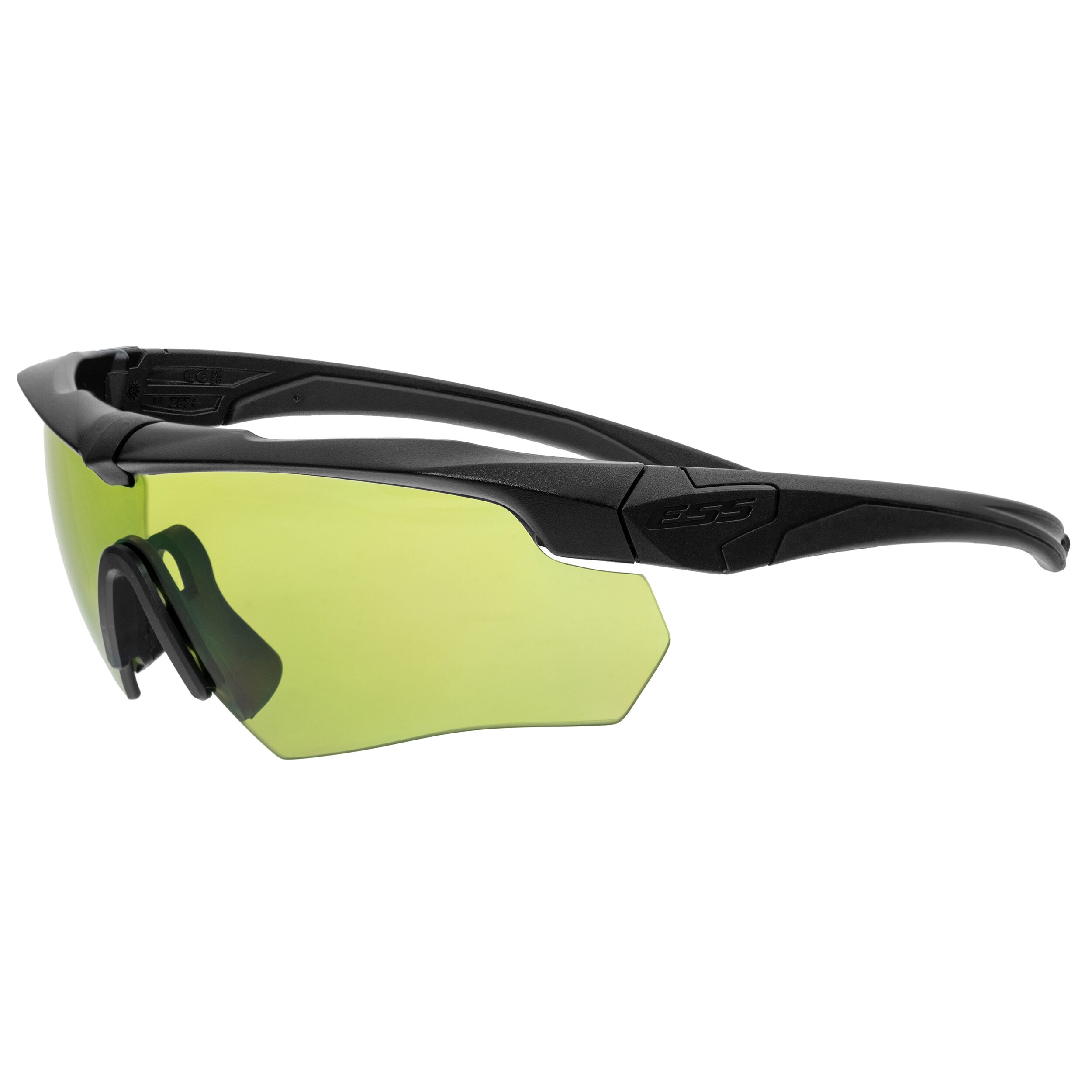 Ochelari tactici ESS Crossbow Suppressor 2X+ Black Frame Clear/Smoke Grey/Laser LPL-B - Set