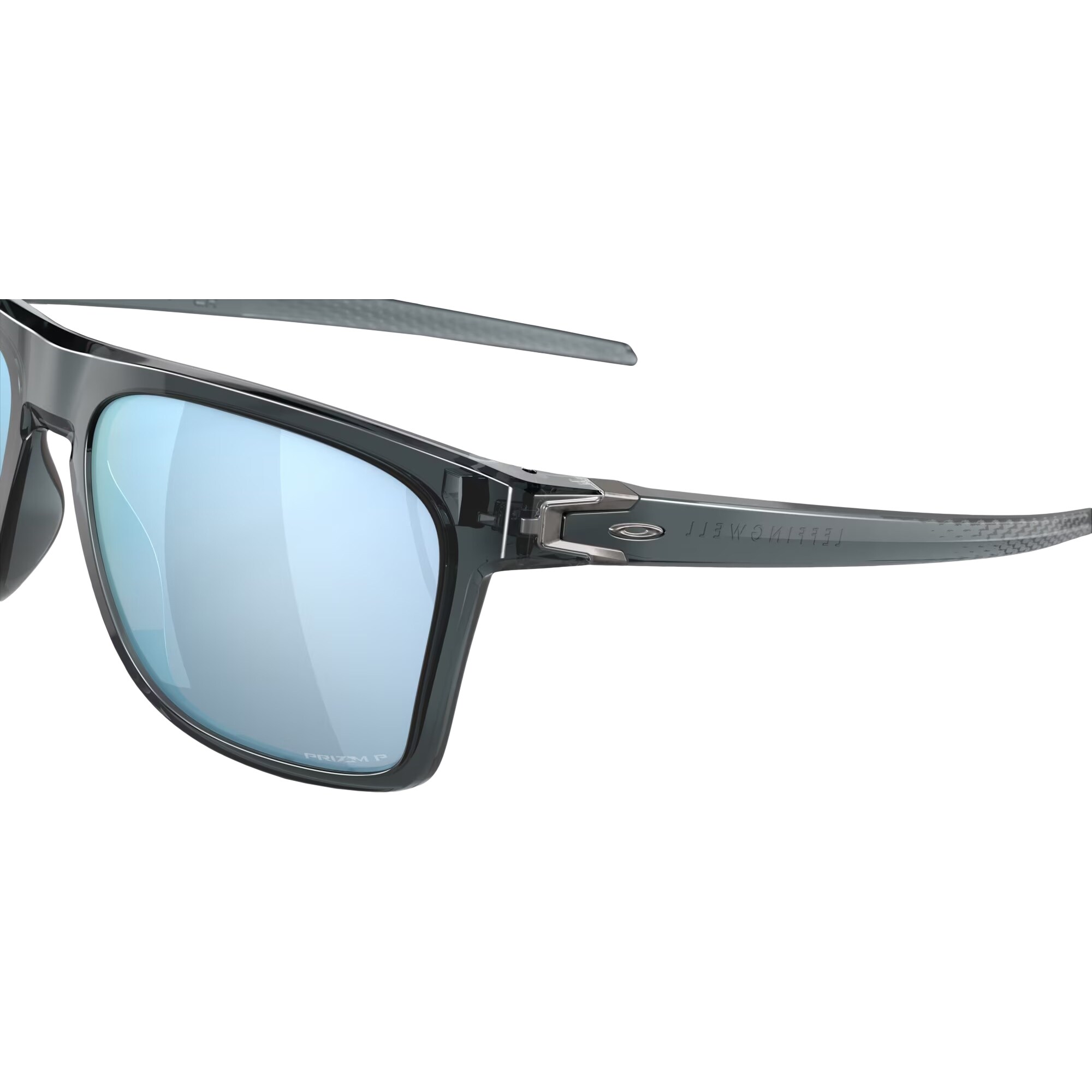 Ochelari de soare Oakley Leffingwell - Crystal Black/Prizm Deep Water Polarized