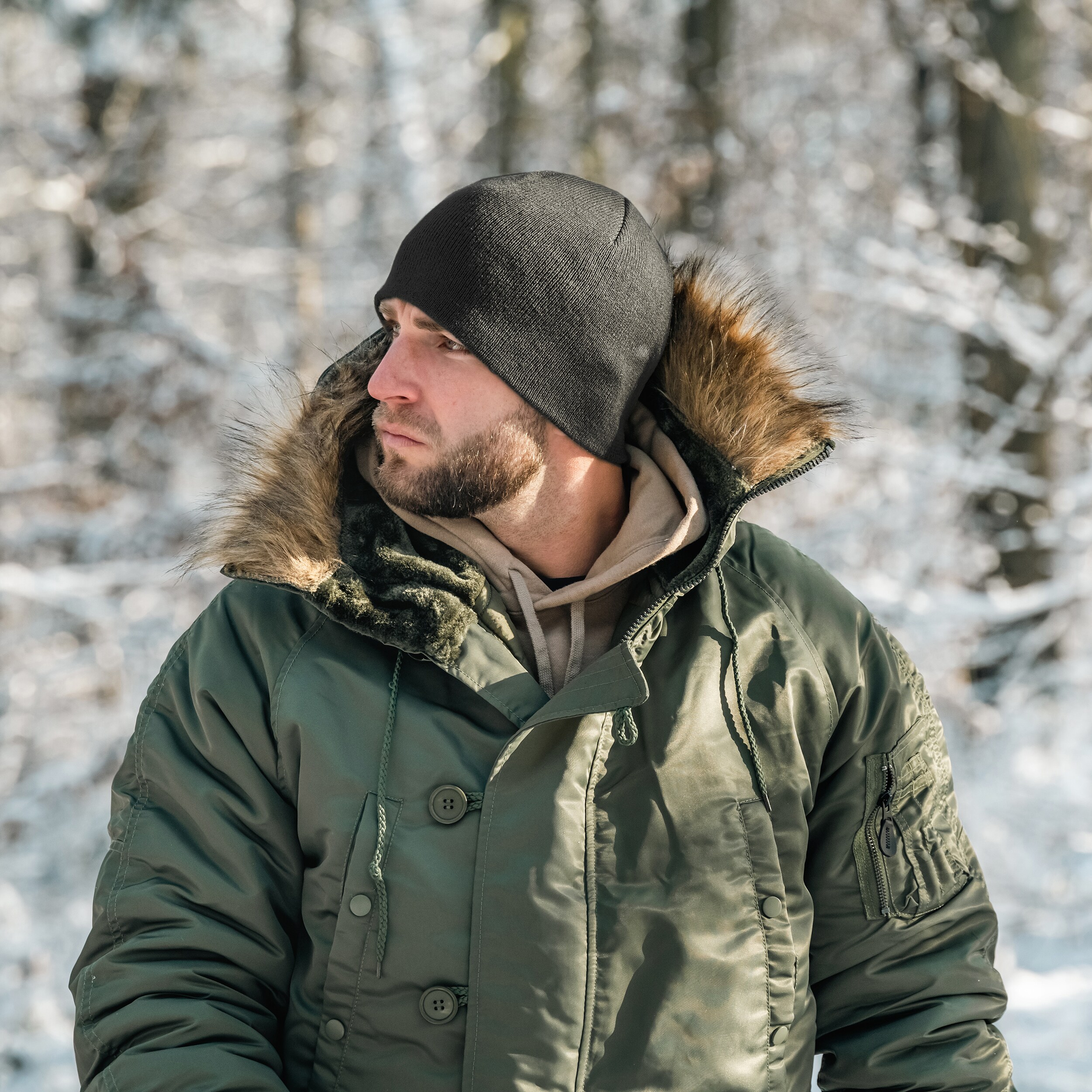 Căciulă Mil-Tec Beanie Cap - Black