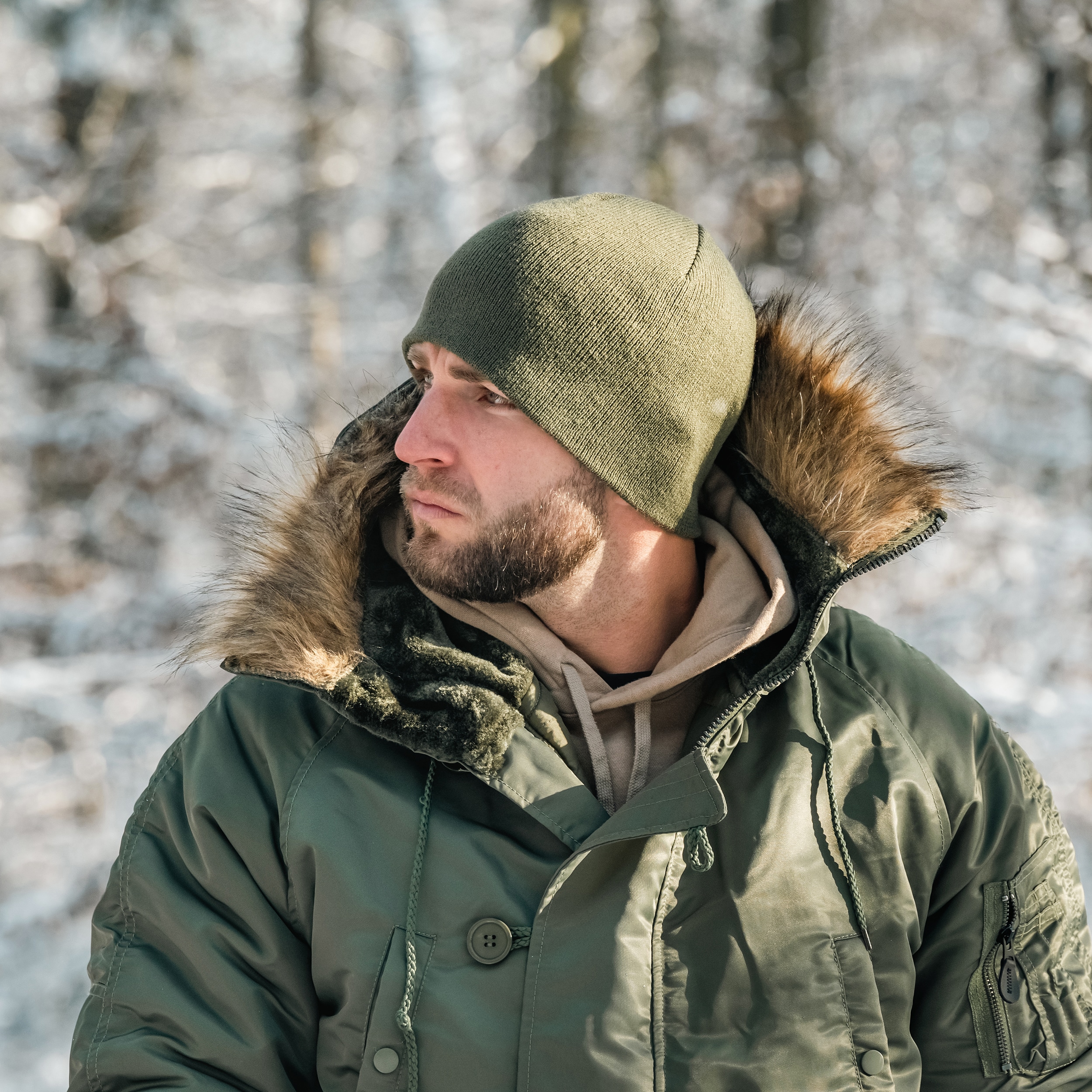 Căciulă Mil-Tec Beanie Cap - Olive