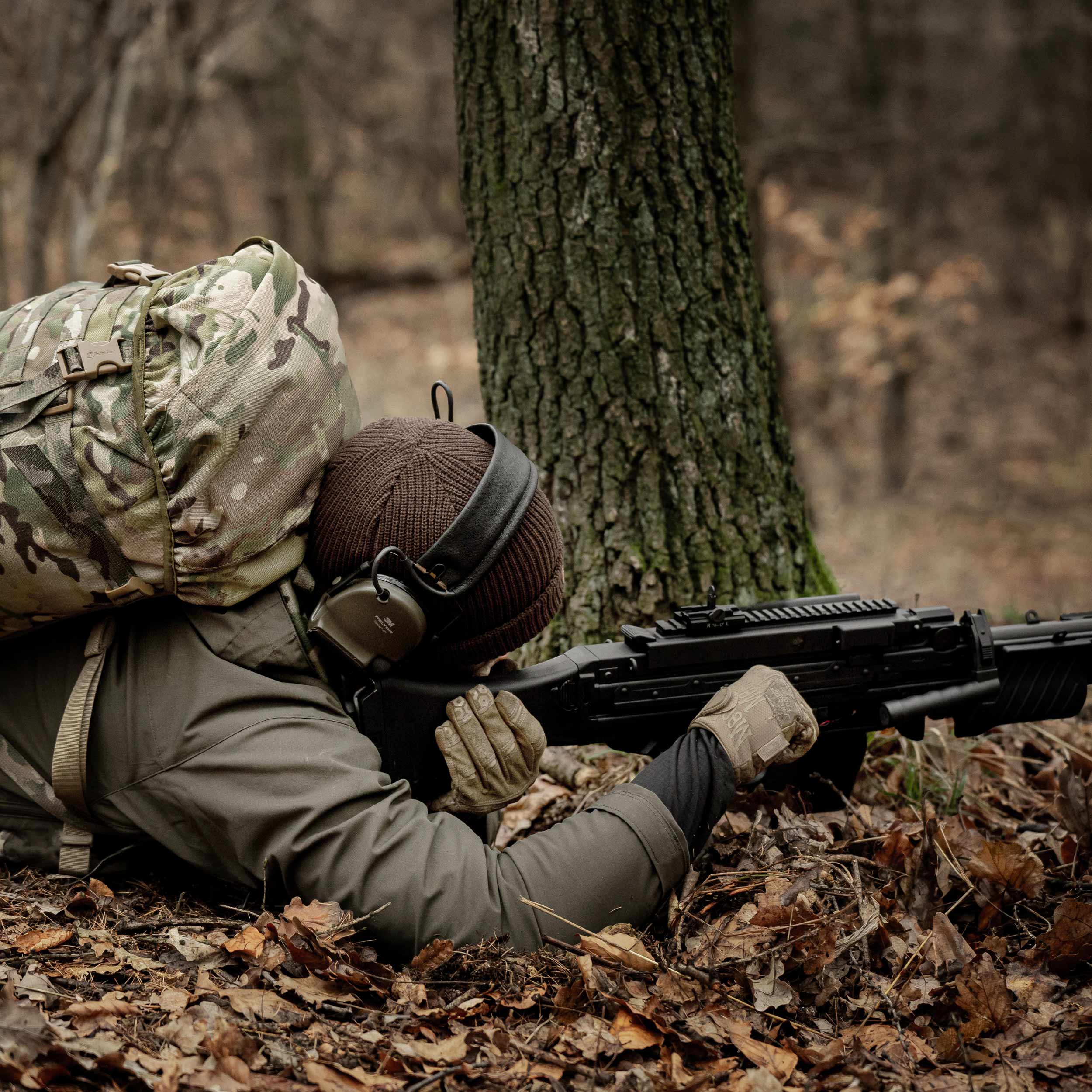 Căciulă din lână Mil-Tec - Olive