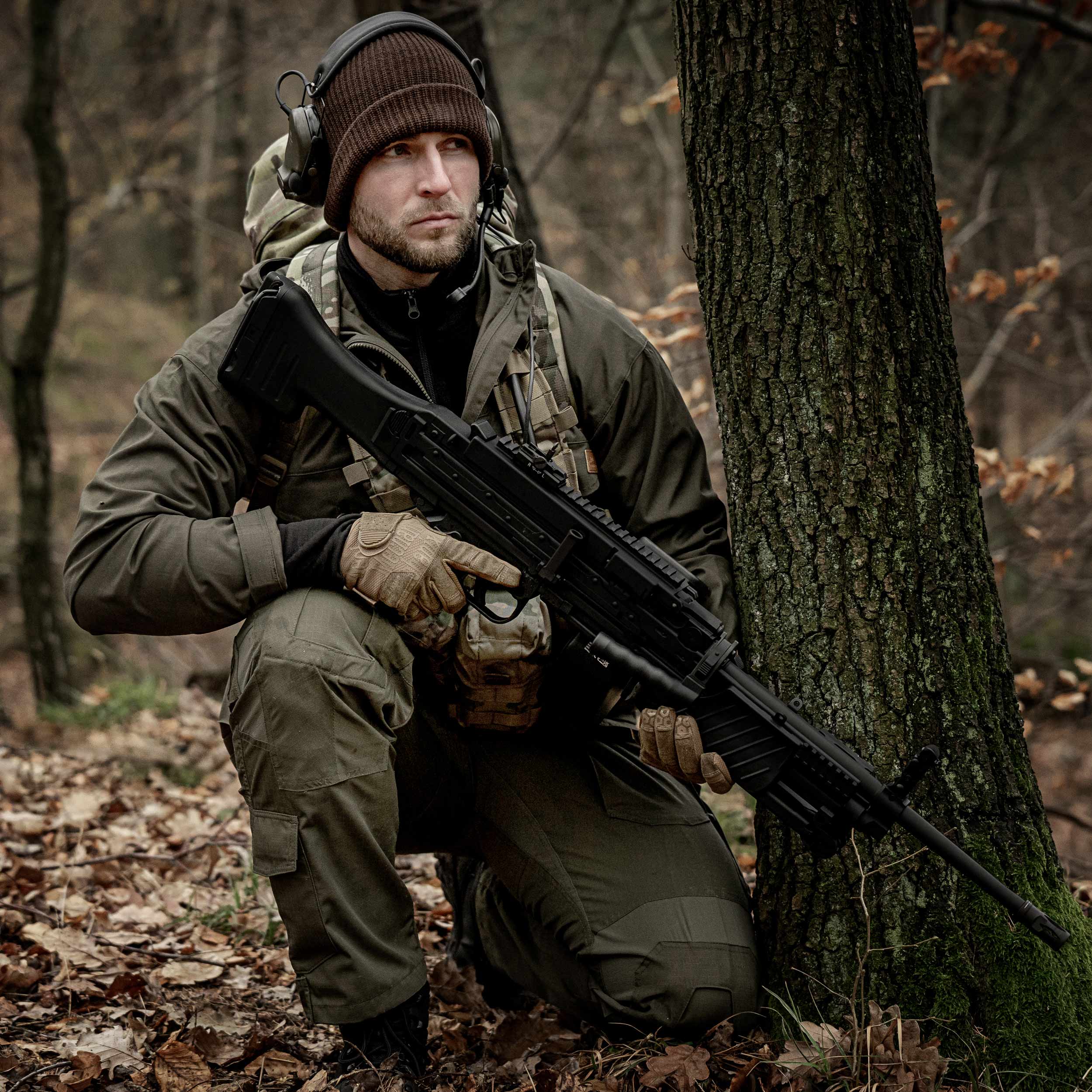 Căciulă din lână Mil-Tec - Olive