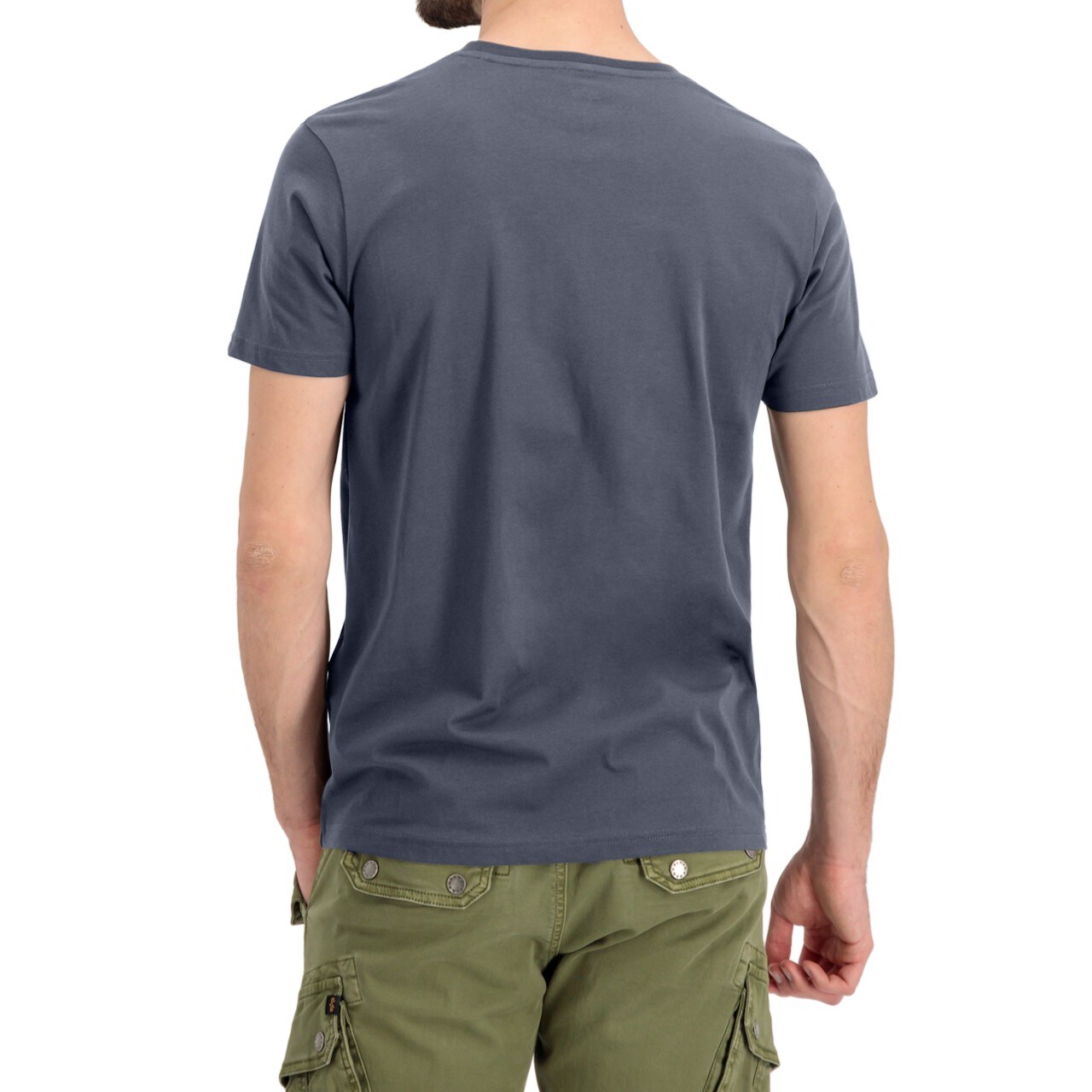 Tricou Alpha Industries Basic - Grey/Black