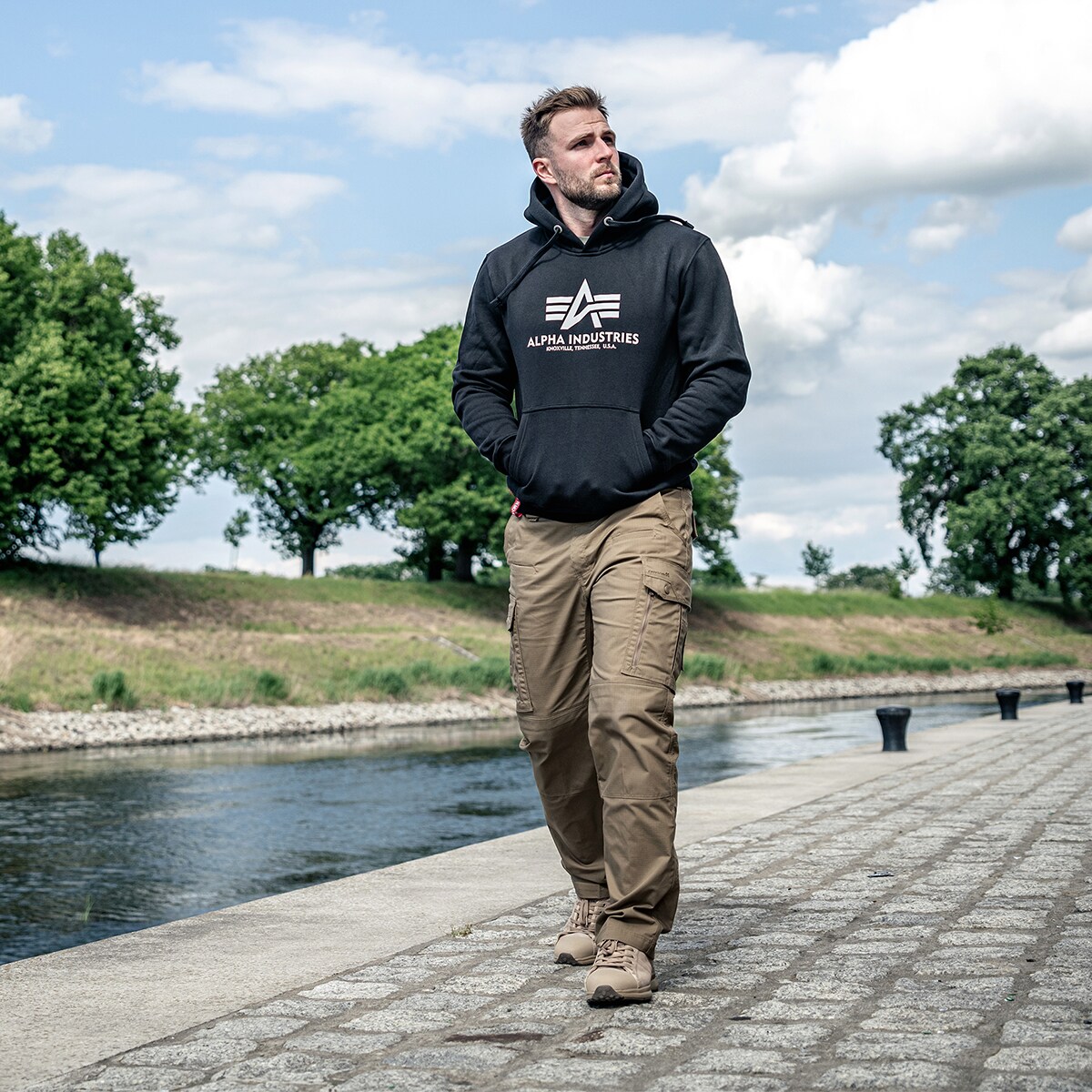 Hanorac Alpha Industries Basic - Black