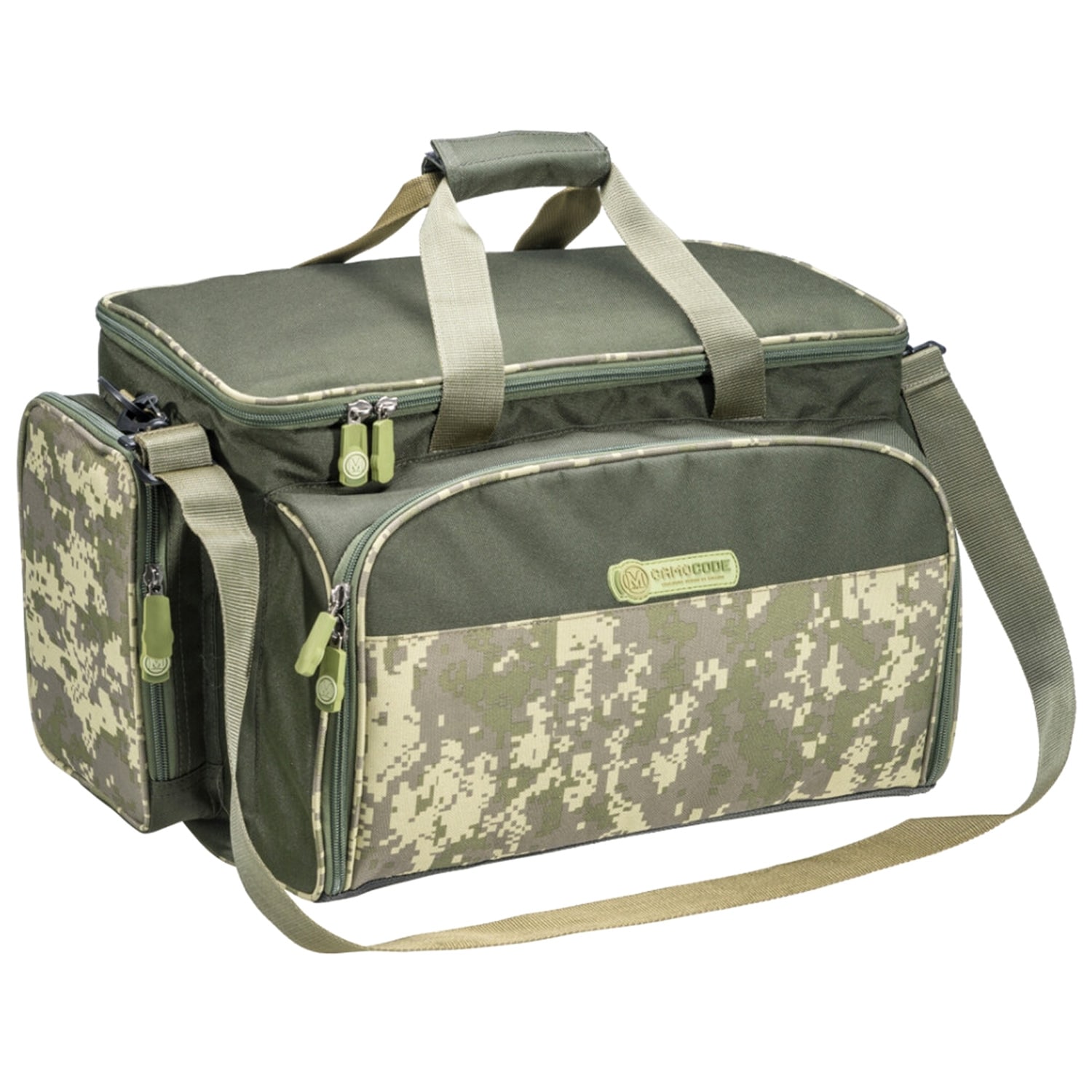 Geantă termoizolantă Mivardi Dining Thermo Bag cu set de masă pentru 2 persoane - Camo Code