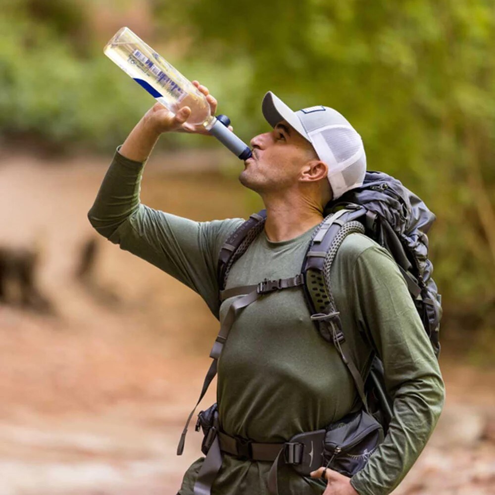 Filtru de apă LifeStraw Peak Solo - Mountain Blue