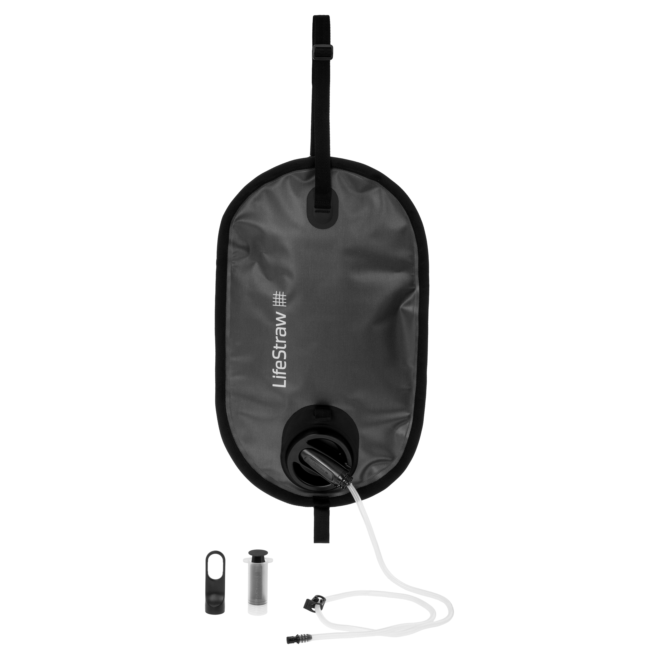 Filtru de apă LifeStraw Peak Flex Gravity Water Filter System 8 L - Dark Gray