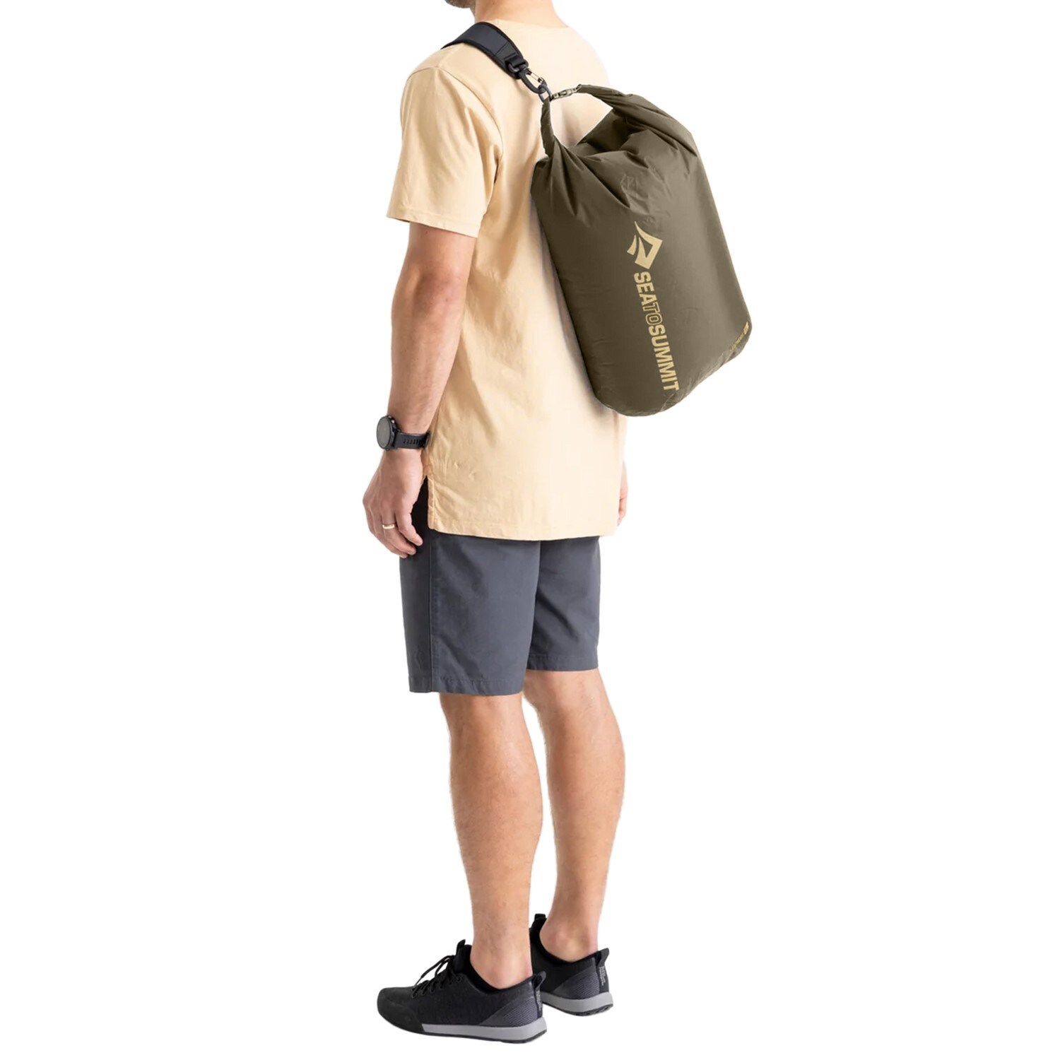 Sac impermeabil Sea to Summit Lightweight Dry Bag 20 l - Olive Green