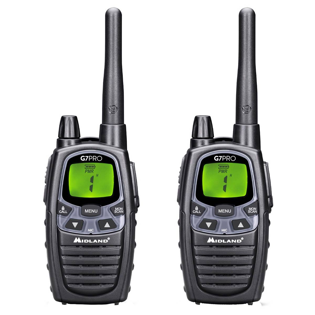 Radiotelefon Midland G7 Pro PMR - Negru - 2 buc.
