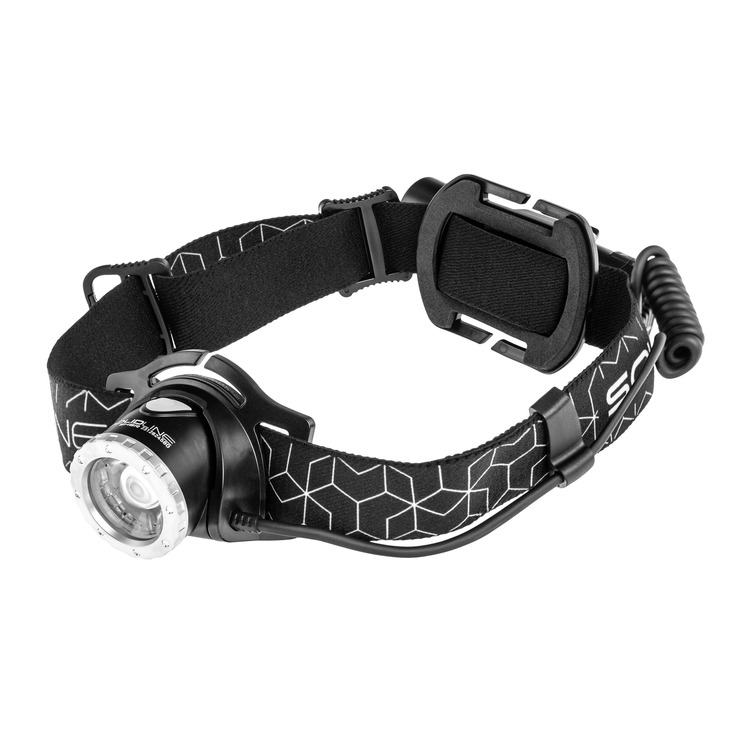 Lanternă frontală Ledlenser SH6R Solidline Black - 600 lumeni