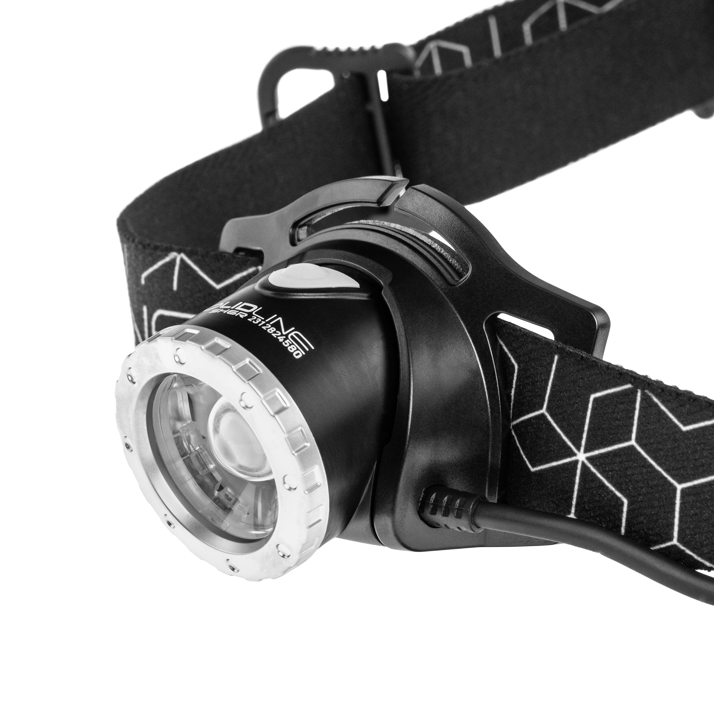 Lanternă frontală Ledlenser SH6R Solidline Black - 600 lumeni