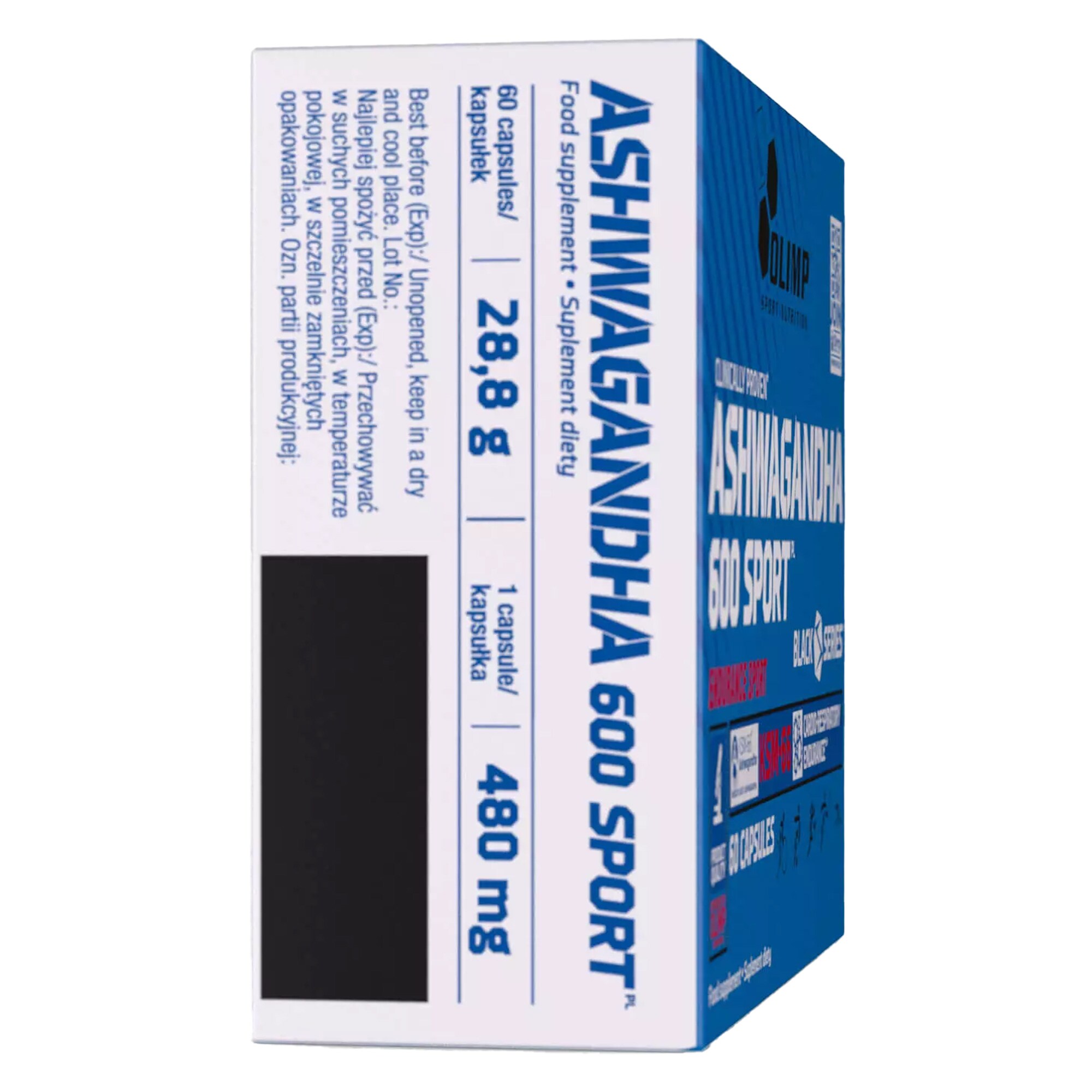 Ashwagandha Olimp Sport Nutrition 600 Sport 60 capsule - supliment de dietă