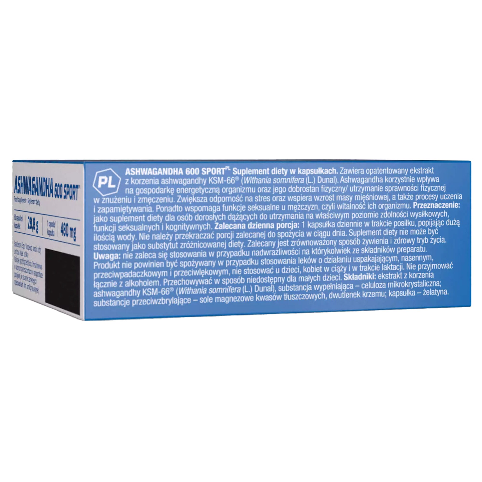 Ashwagandha Olimp Sport Nutrition 600 Sport 60 capsule - supliment de dietă