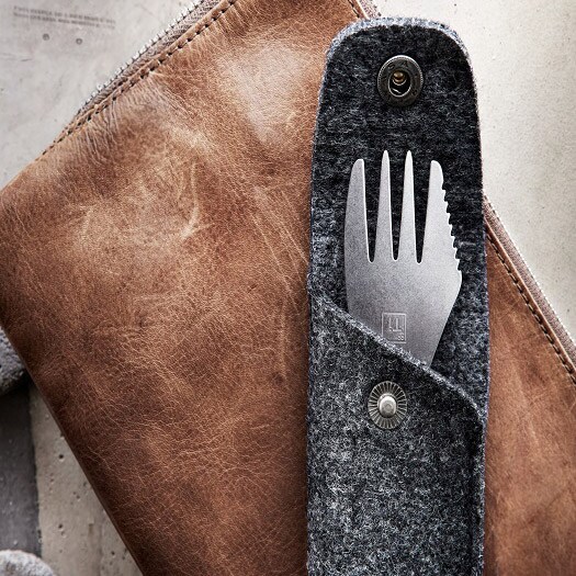 Tacâmuri Spork Light My Fire Original Titanium - Kit