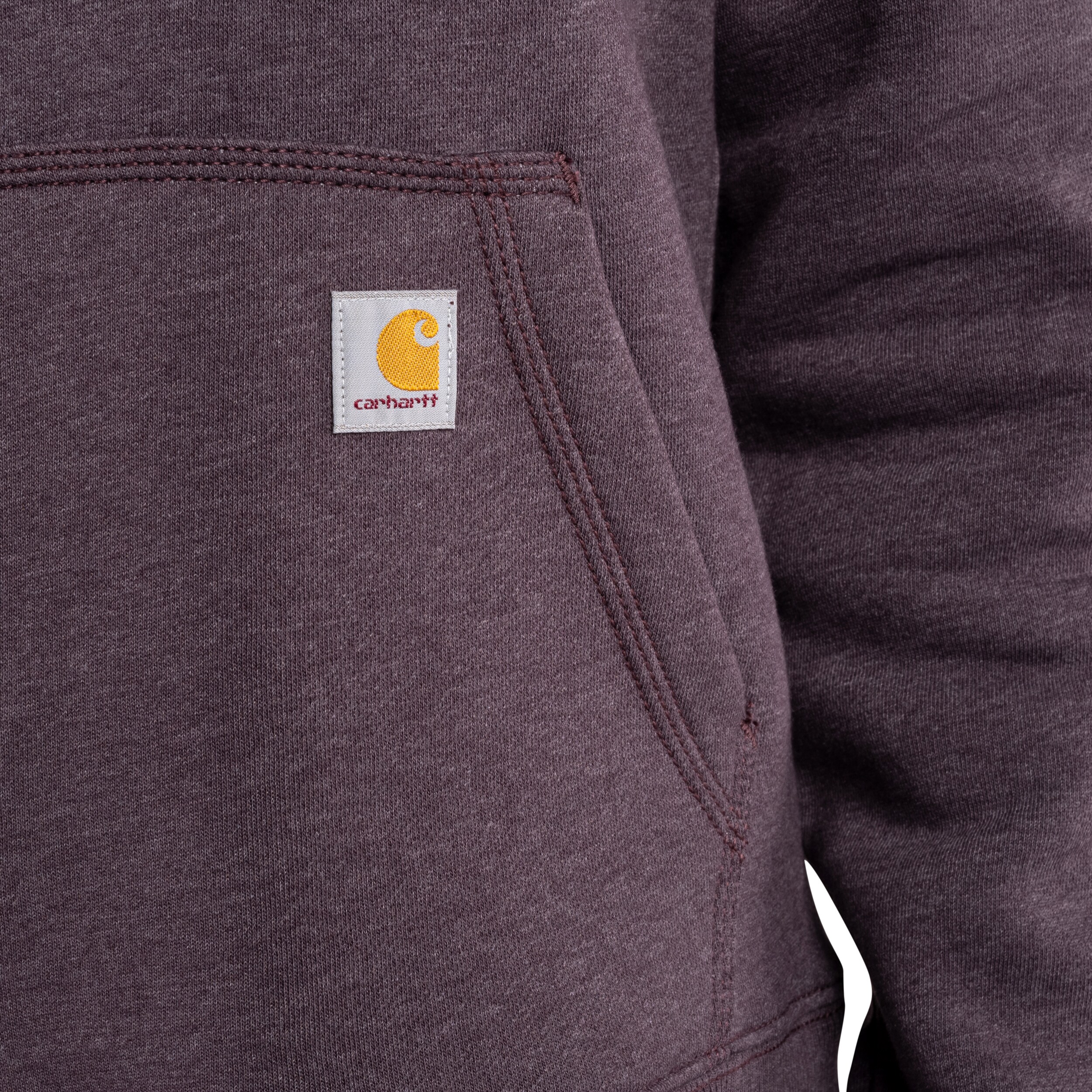 Bluză de damă Carhartt Midweight Half Zip - Blackberry Heather