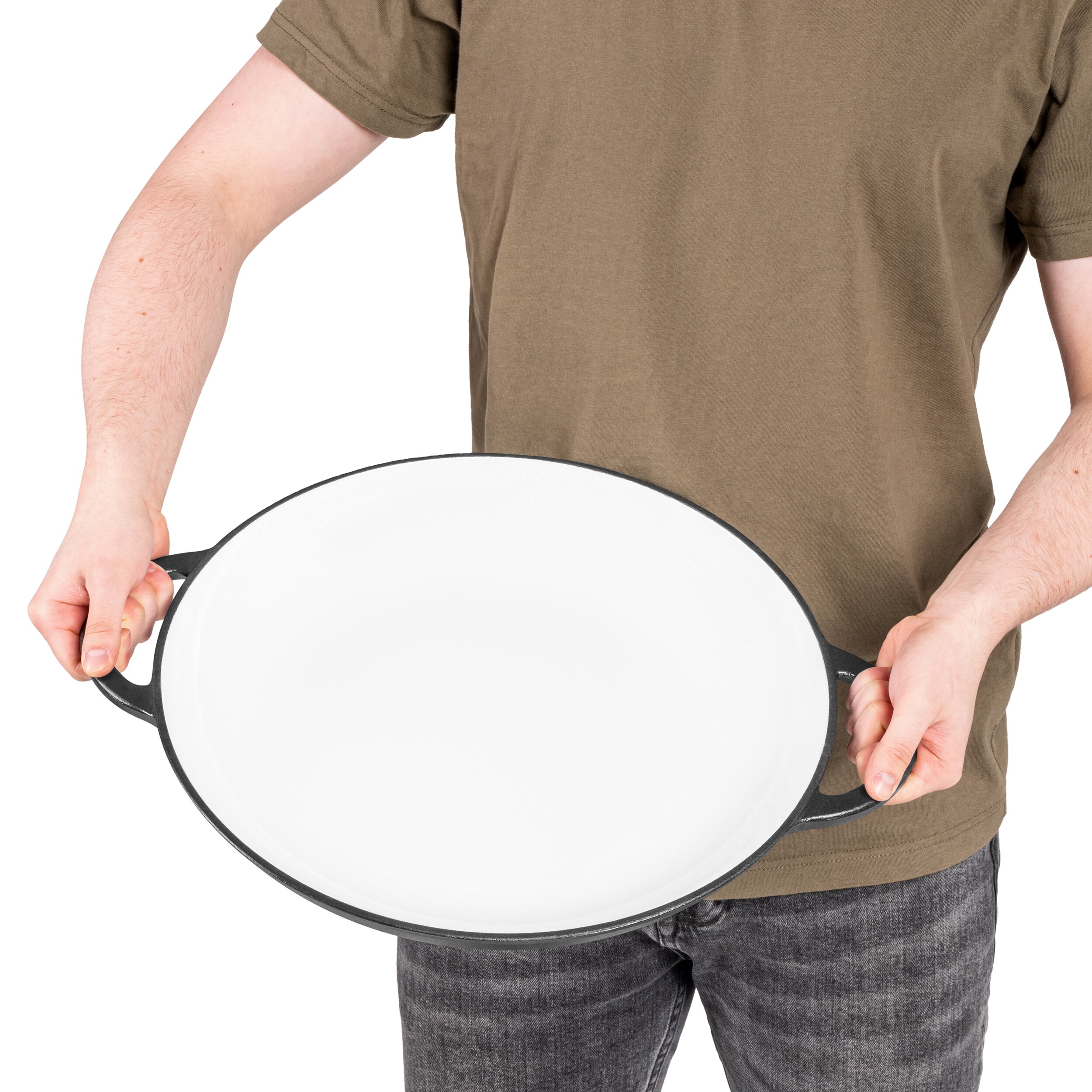 Tigaie din fontă emailată Meyerhoff 38 cm